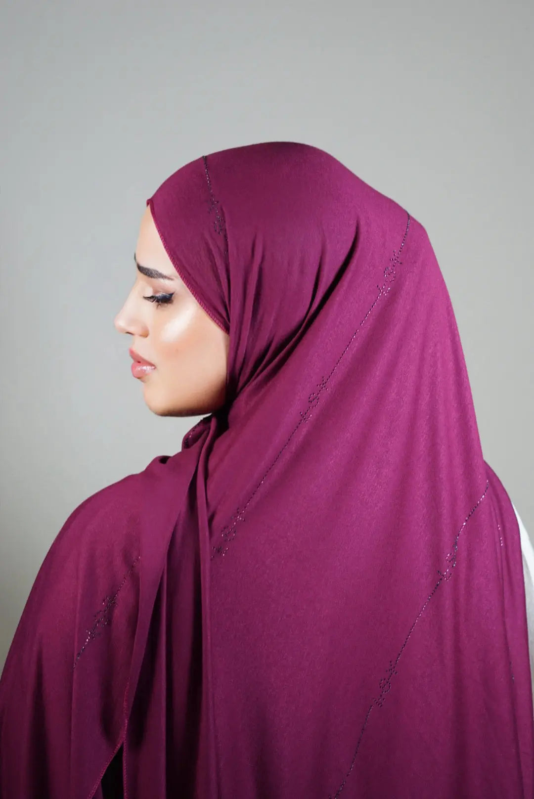 LSY Diamond Jersey - Dark Berry Losyana.Shop