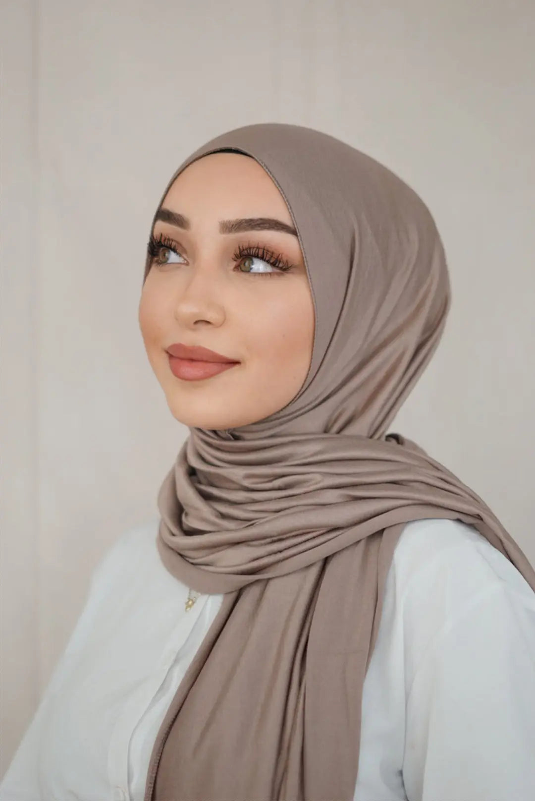 Jersey - nude ashy brown Losyana.Shop