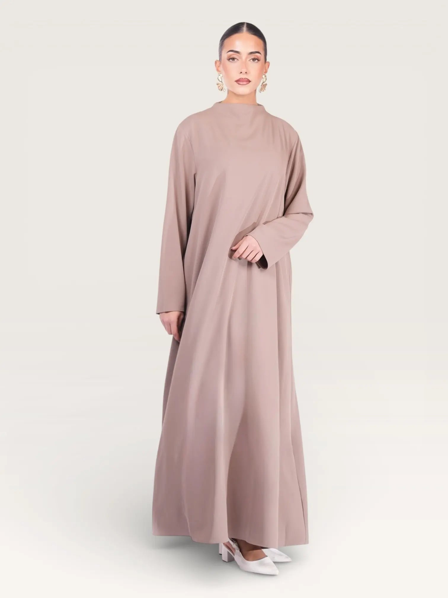 kimono abaya - stone