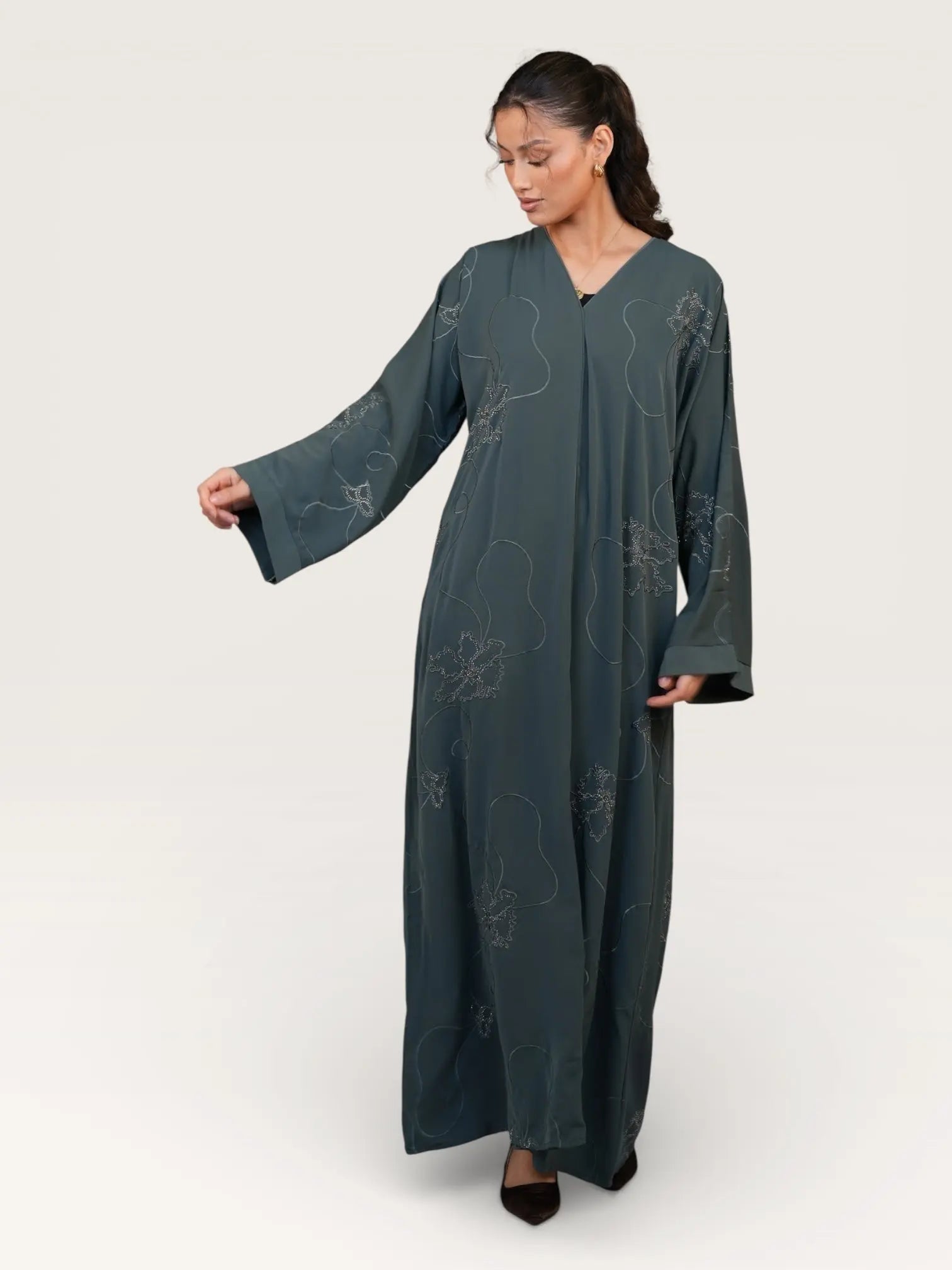 glitter abaya - lamantin