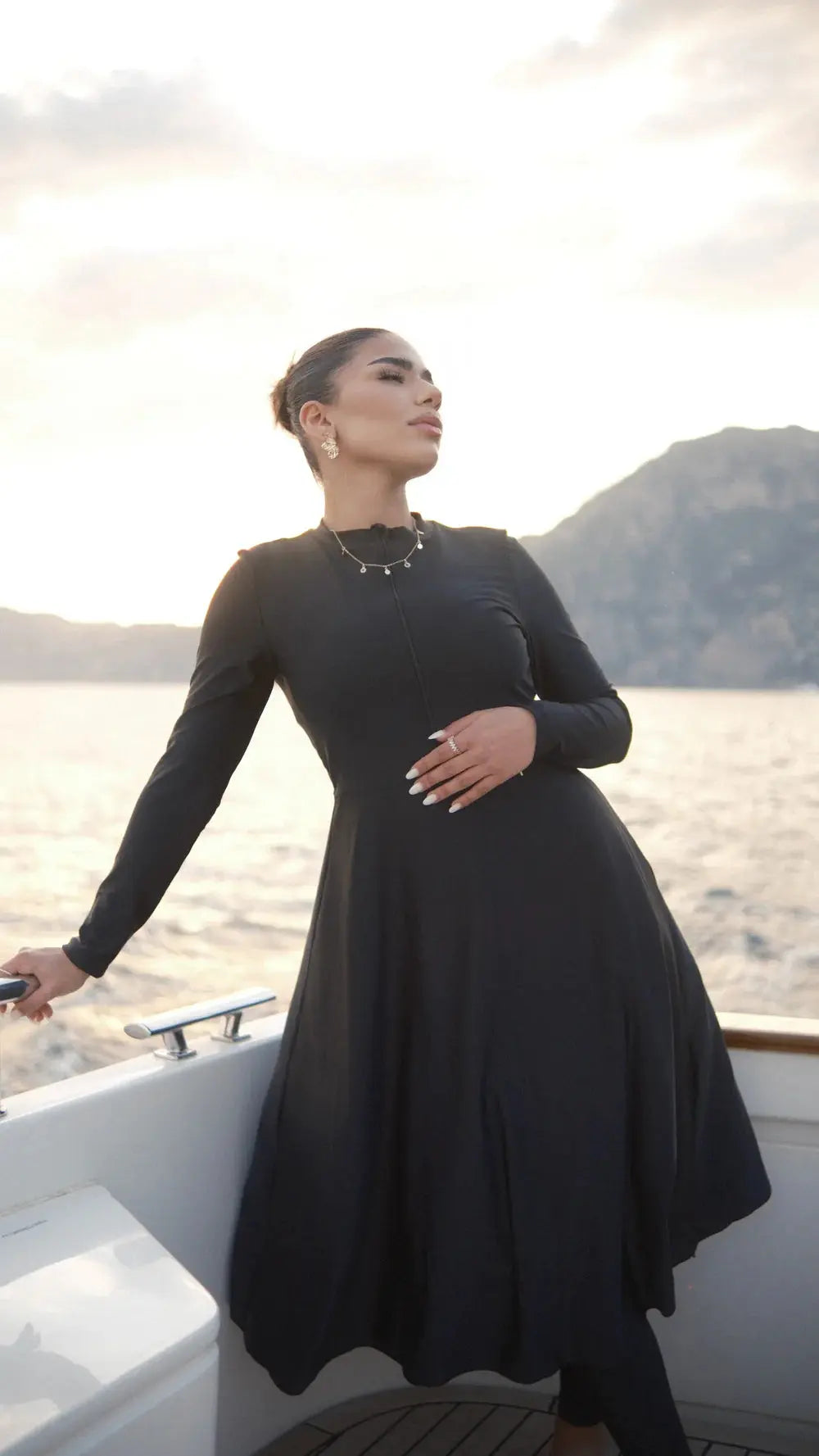 AZZURRA SET - BLACK Losyana.nl