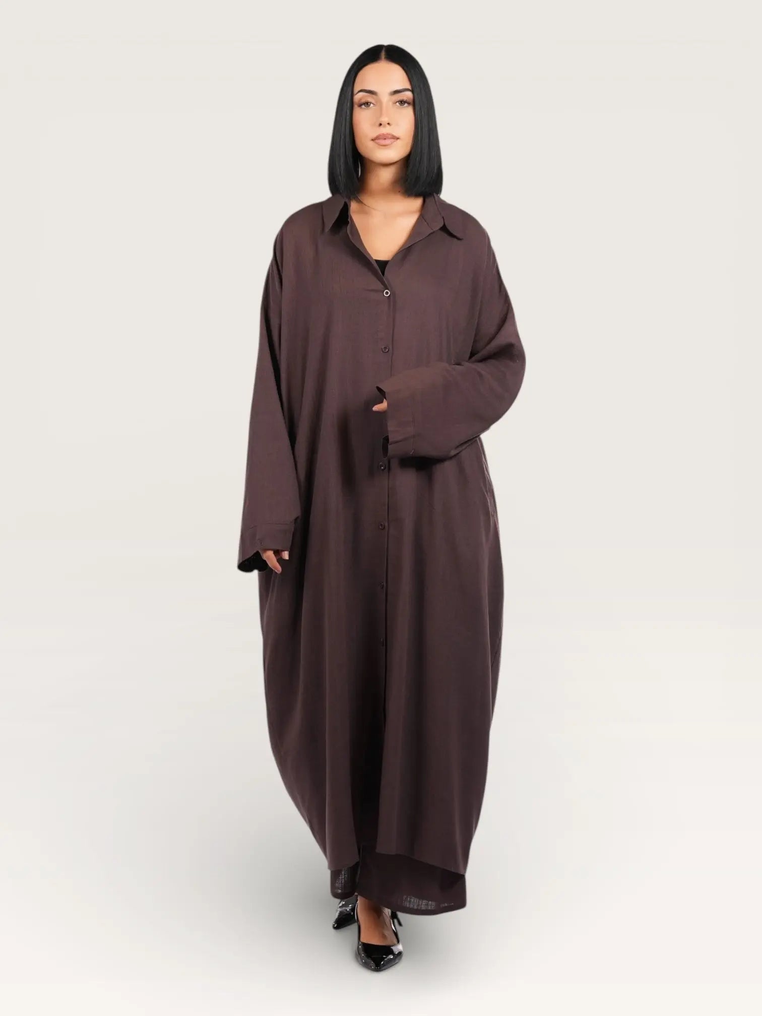 ENSEMBLE DE LINGE PALMA - ESPRESSO