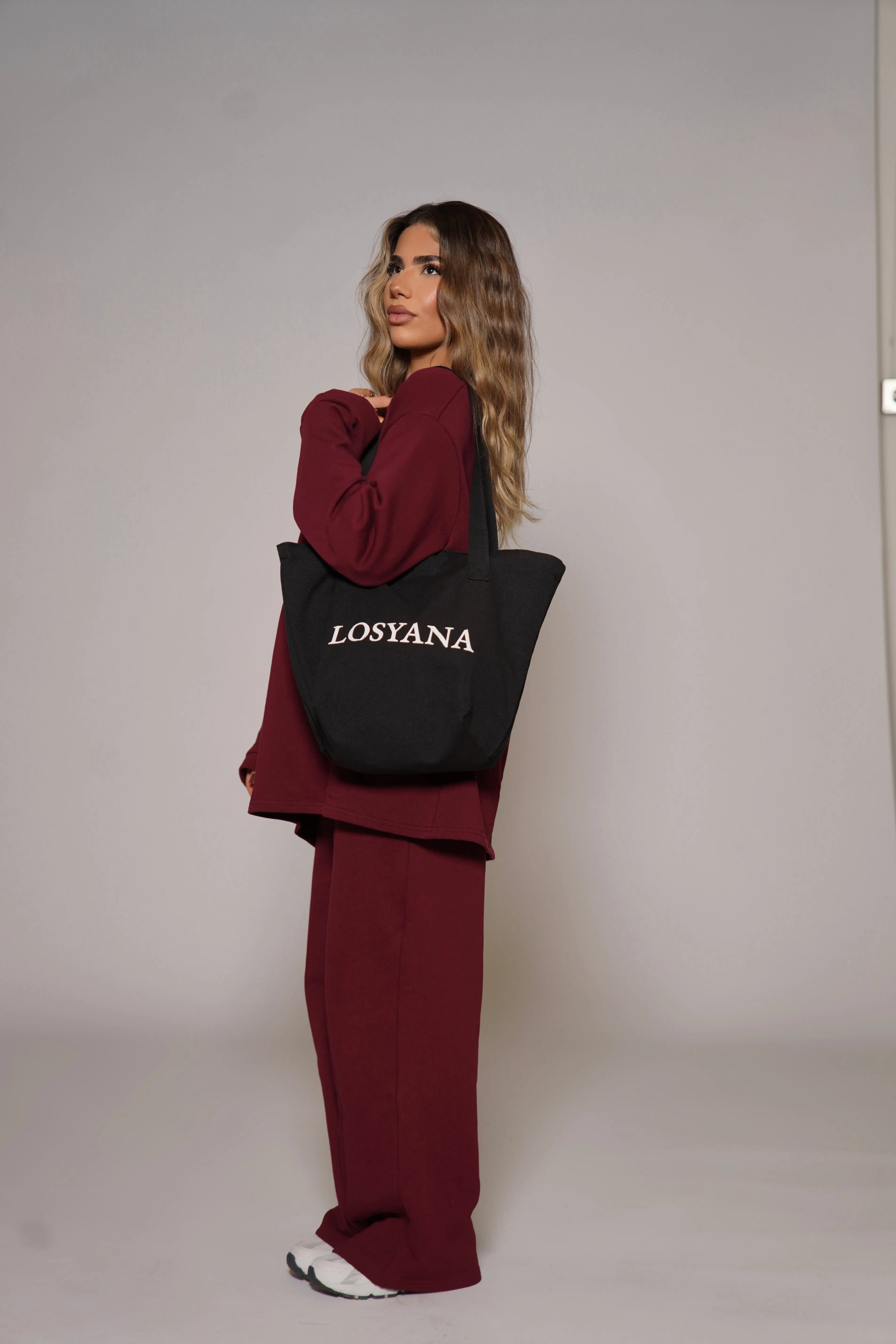 Lounge and Gym set - bordeaux Losyana.Shop