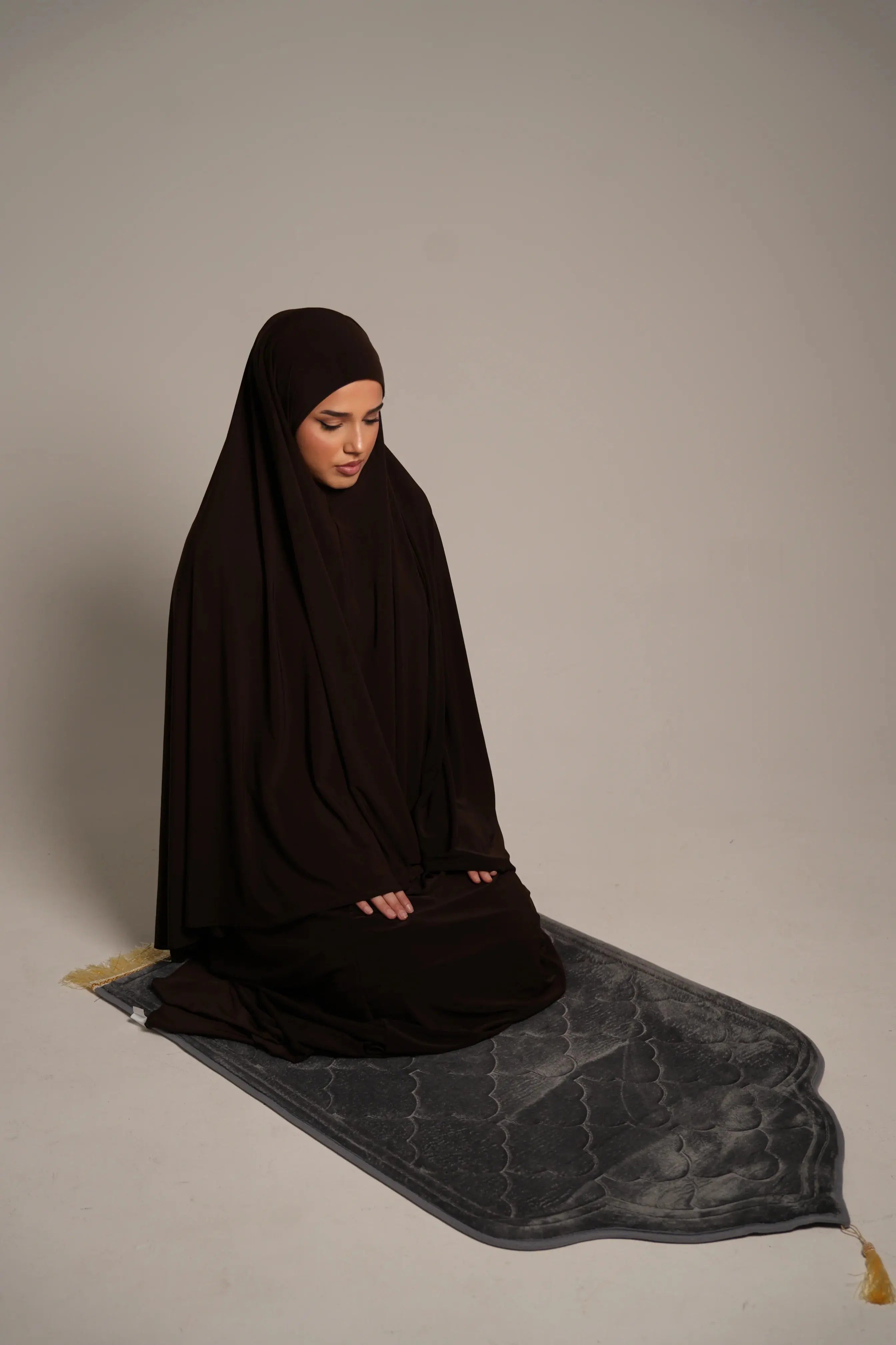 Premium Gebedskleed - Grijs Losyana