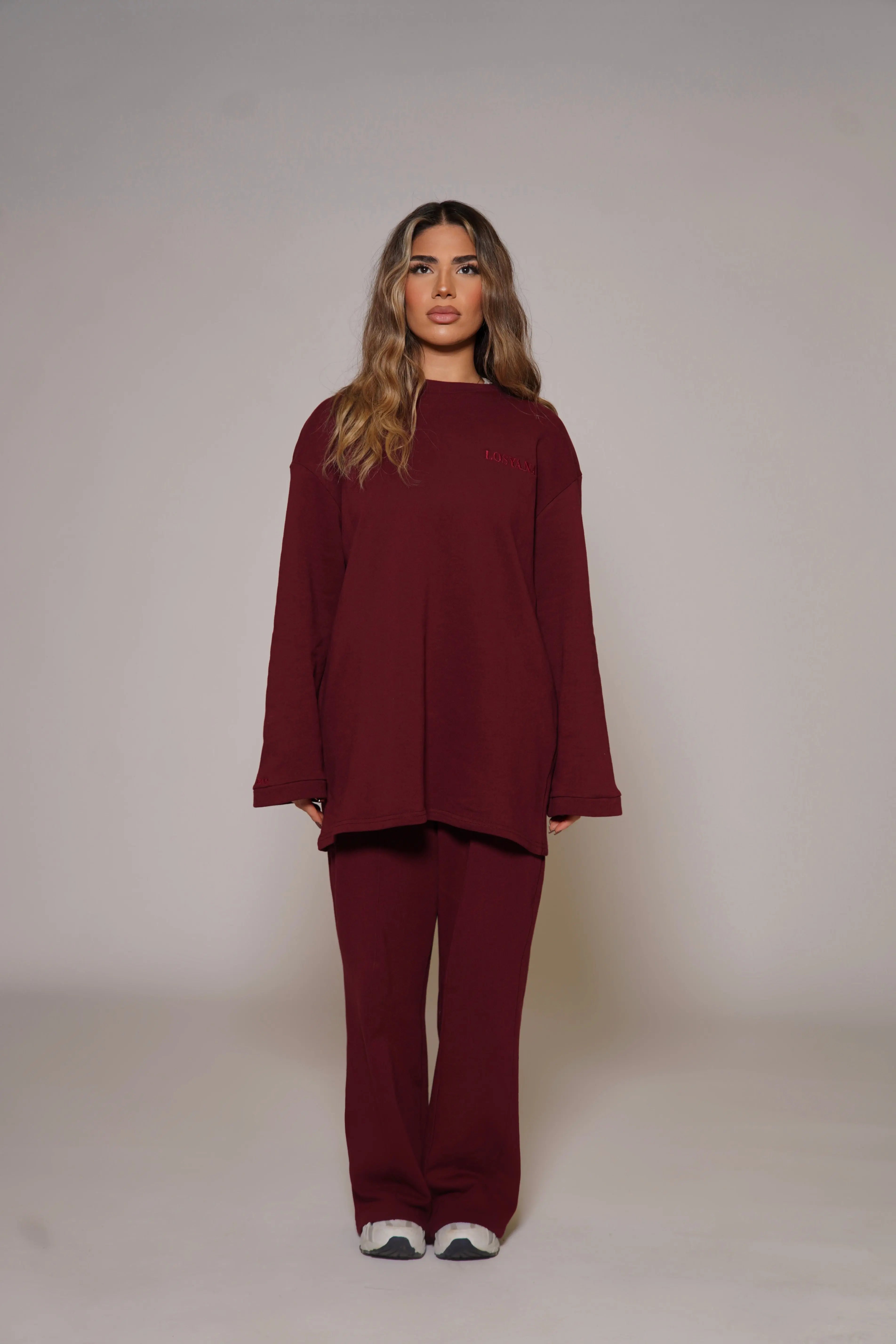 Lounge and Gym set - bordeaux Losyana.Shop