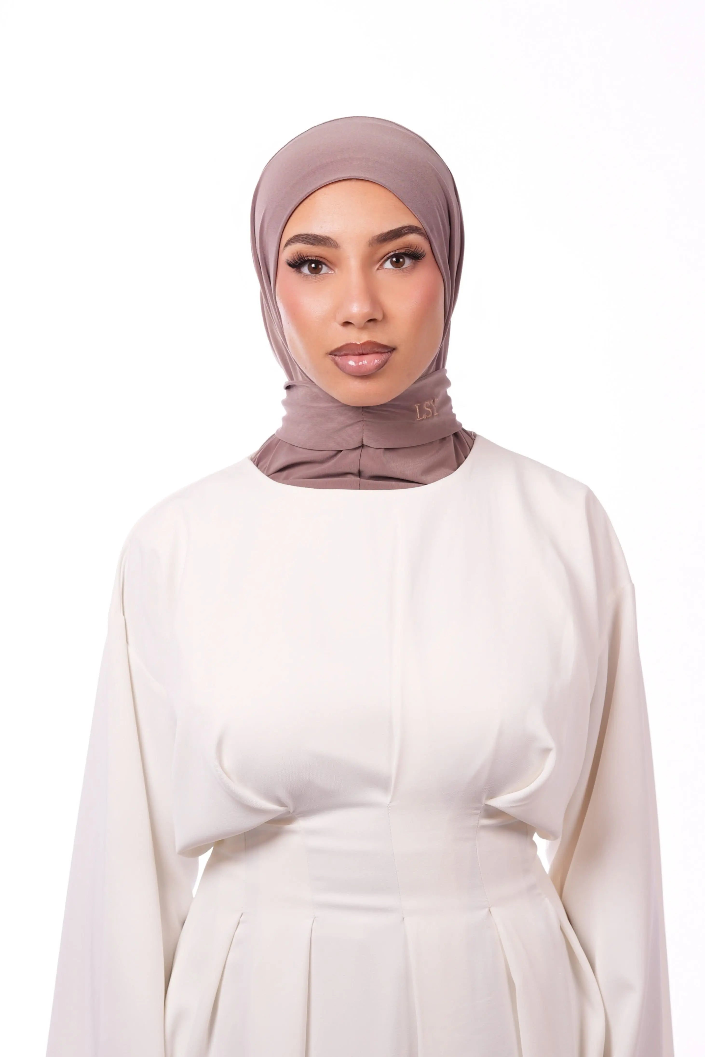 Instant Hijab - taupe - Losyana.Shop