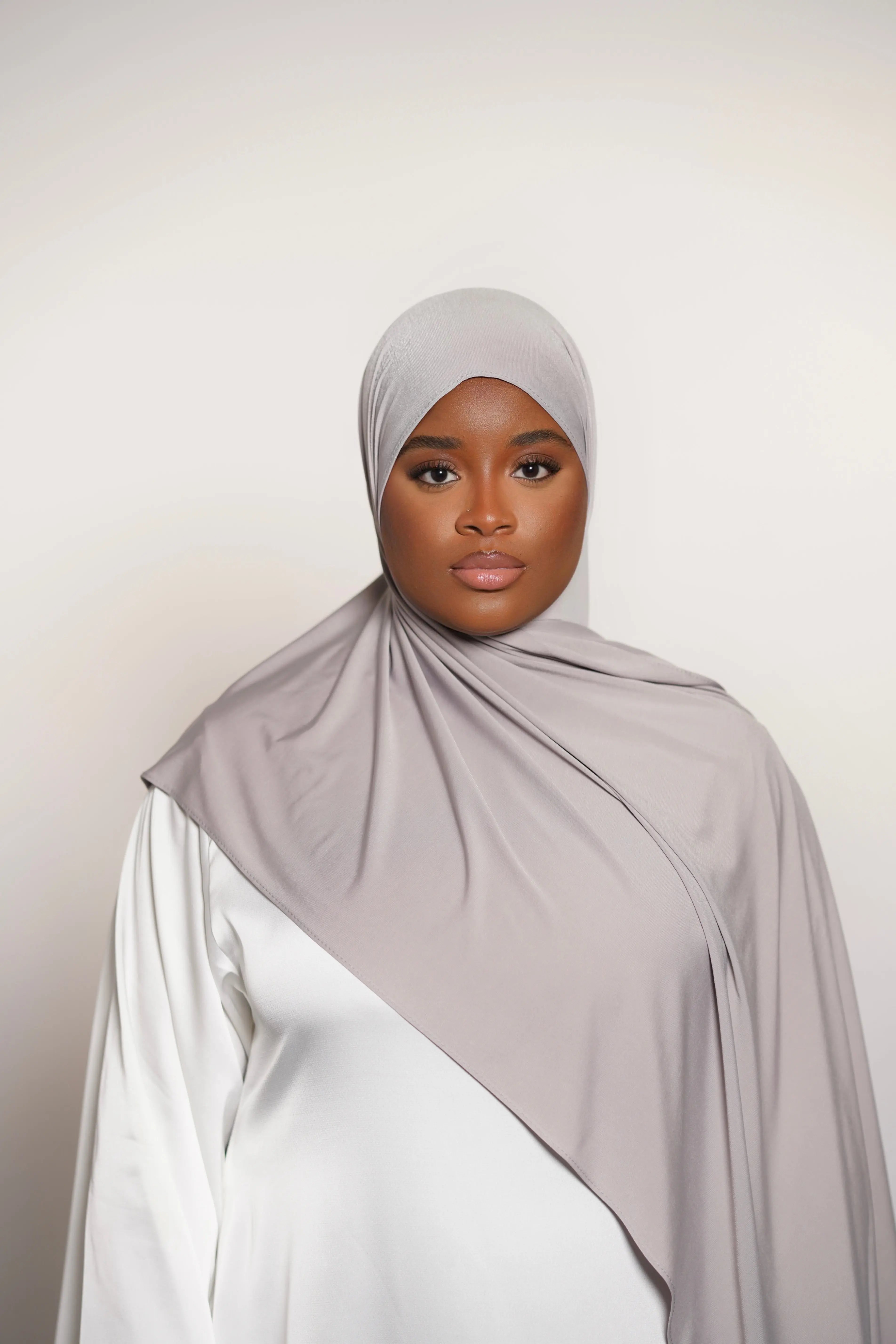 Satin Premium Jersey - grey Losyana.Shop
