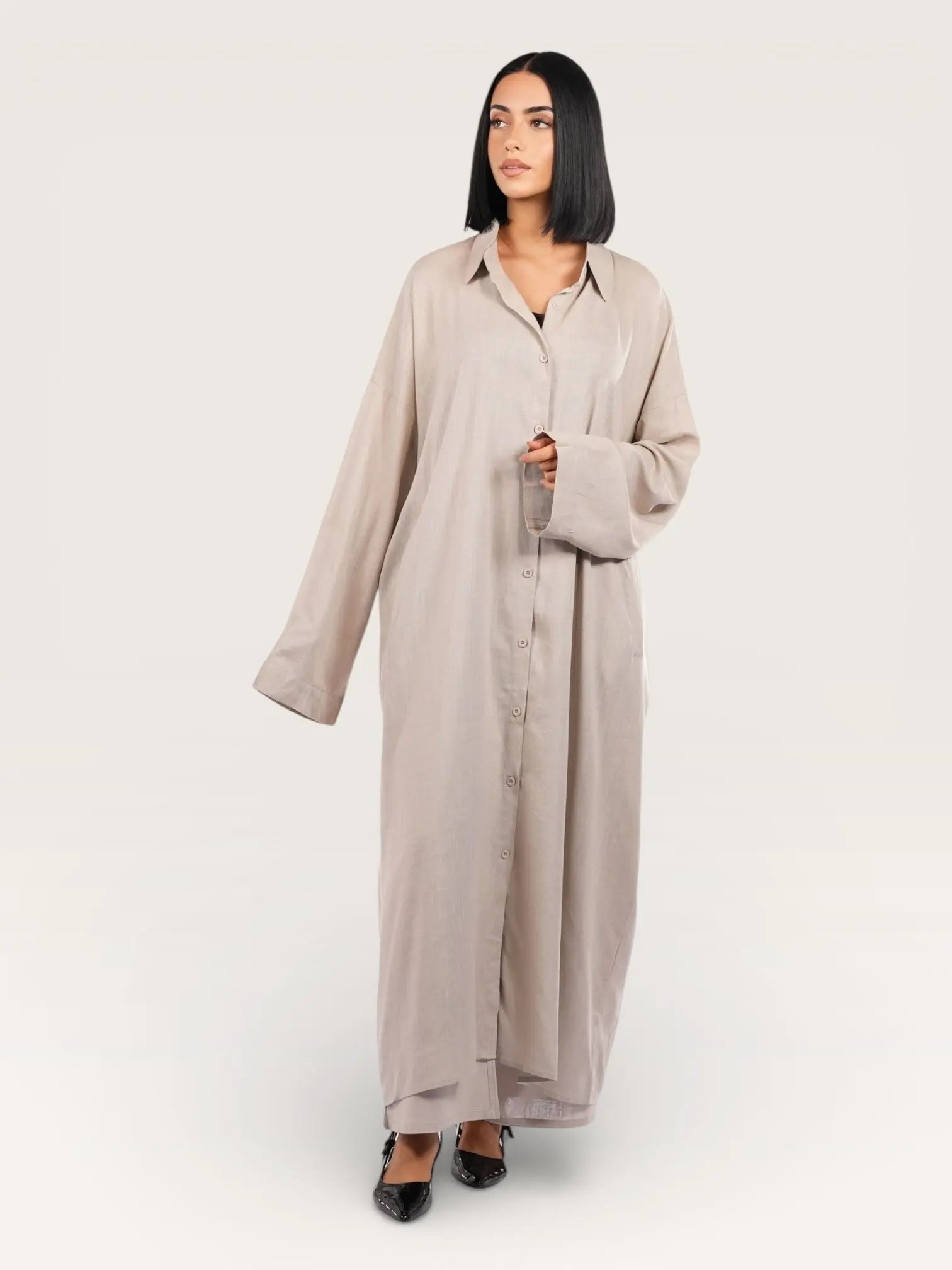 Ensemble de lin Palma - Crème Costa
