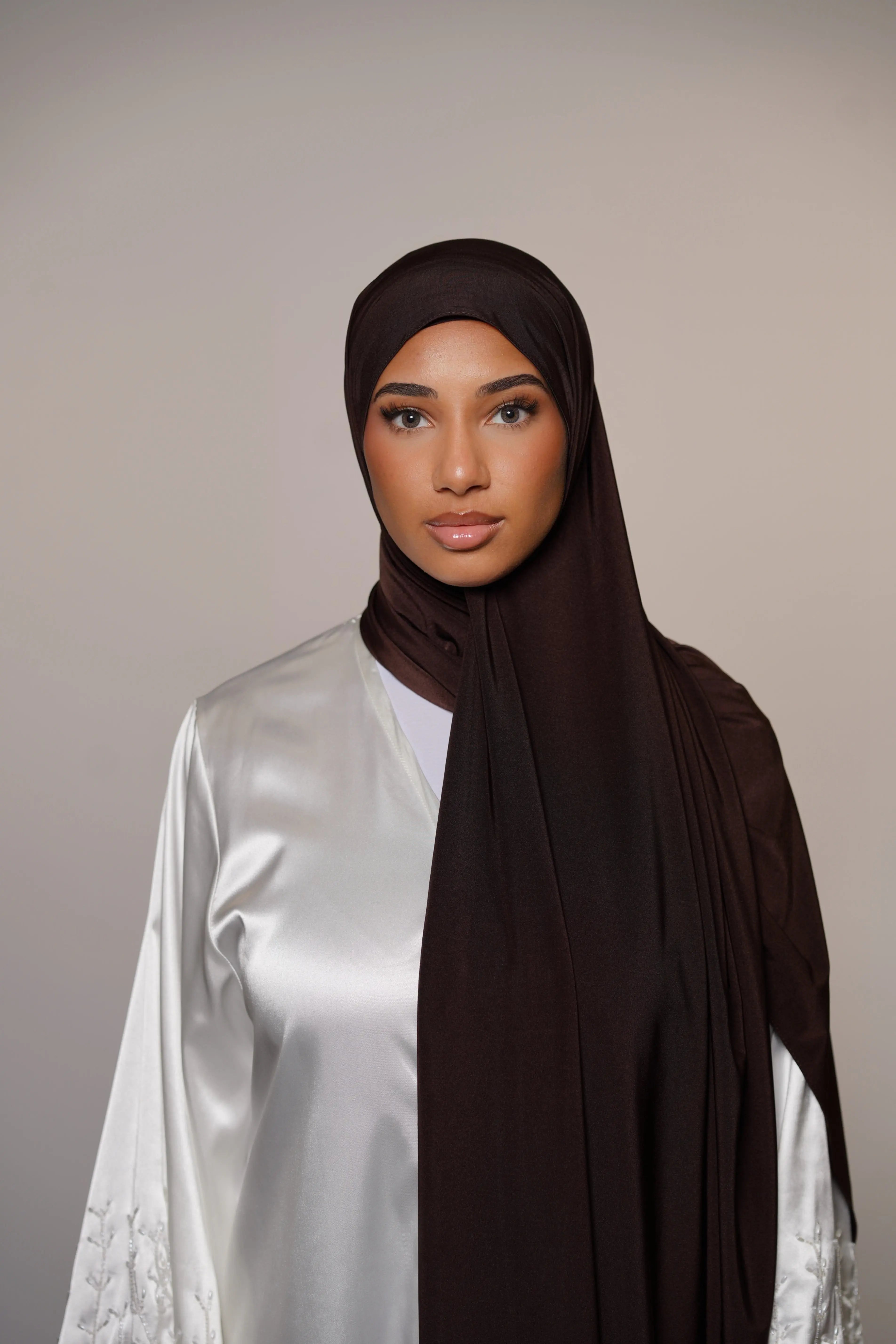 Satin Premium Jersey - brown sugar Losyana.Shop
