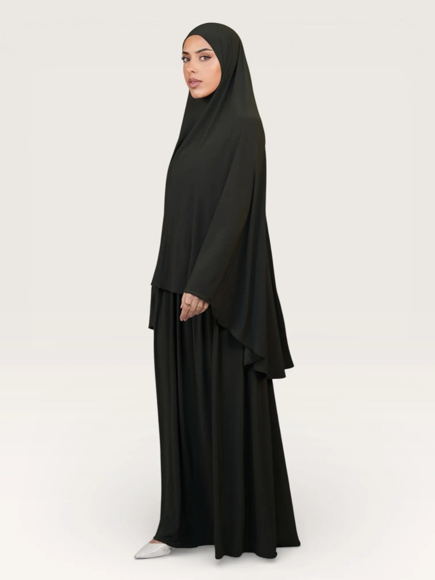 premium khimar set - forest