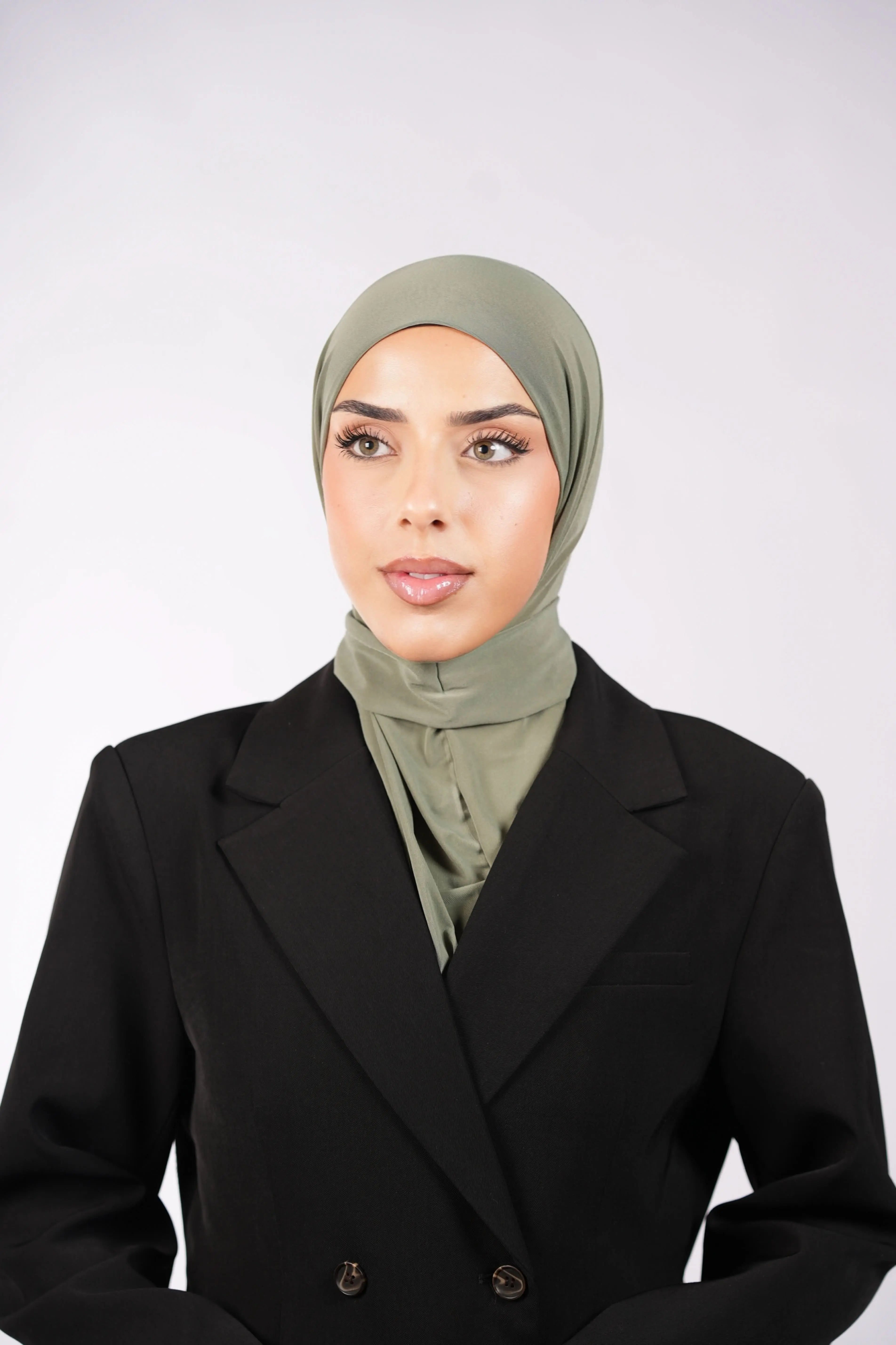 Instant Hijab - olive - Losyana.Shop