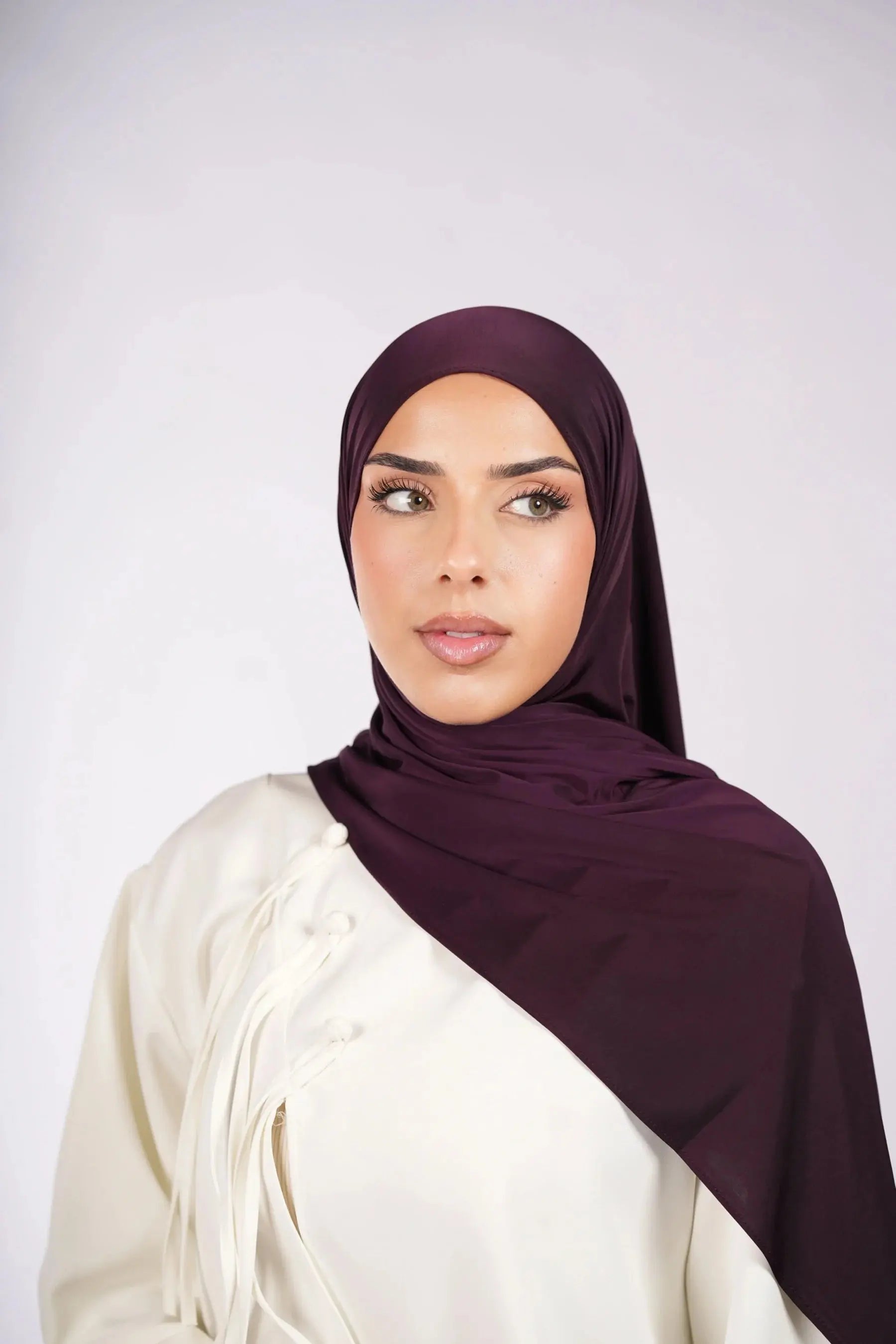 Liquid Jersey - Burgundy Losyana.Shop