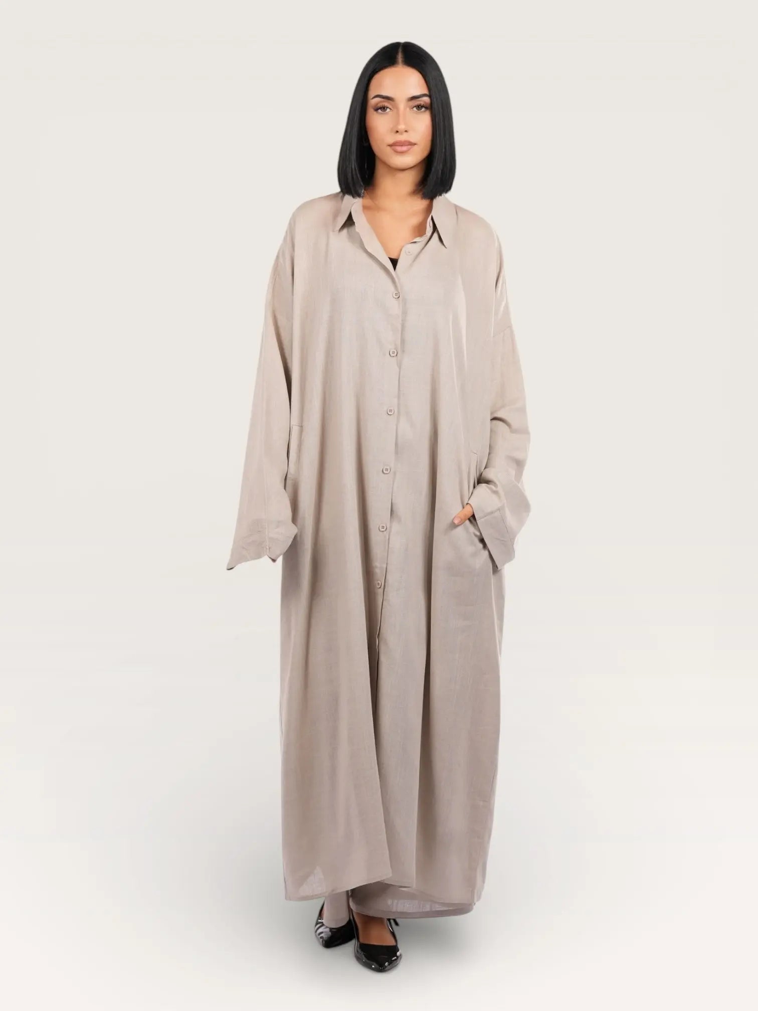 Ensemble de lin Palma - Crème Costa