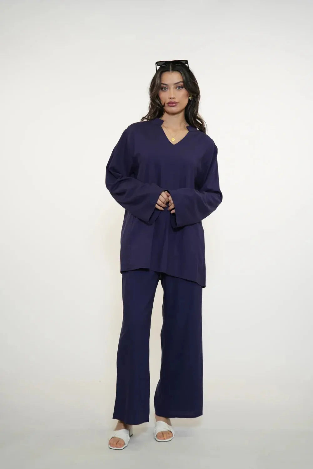 SICILIAN BREEZE SET - NAVY Losyana.nl