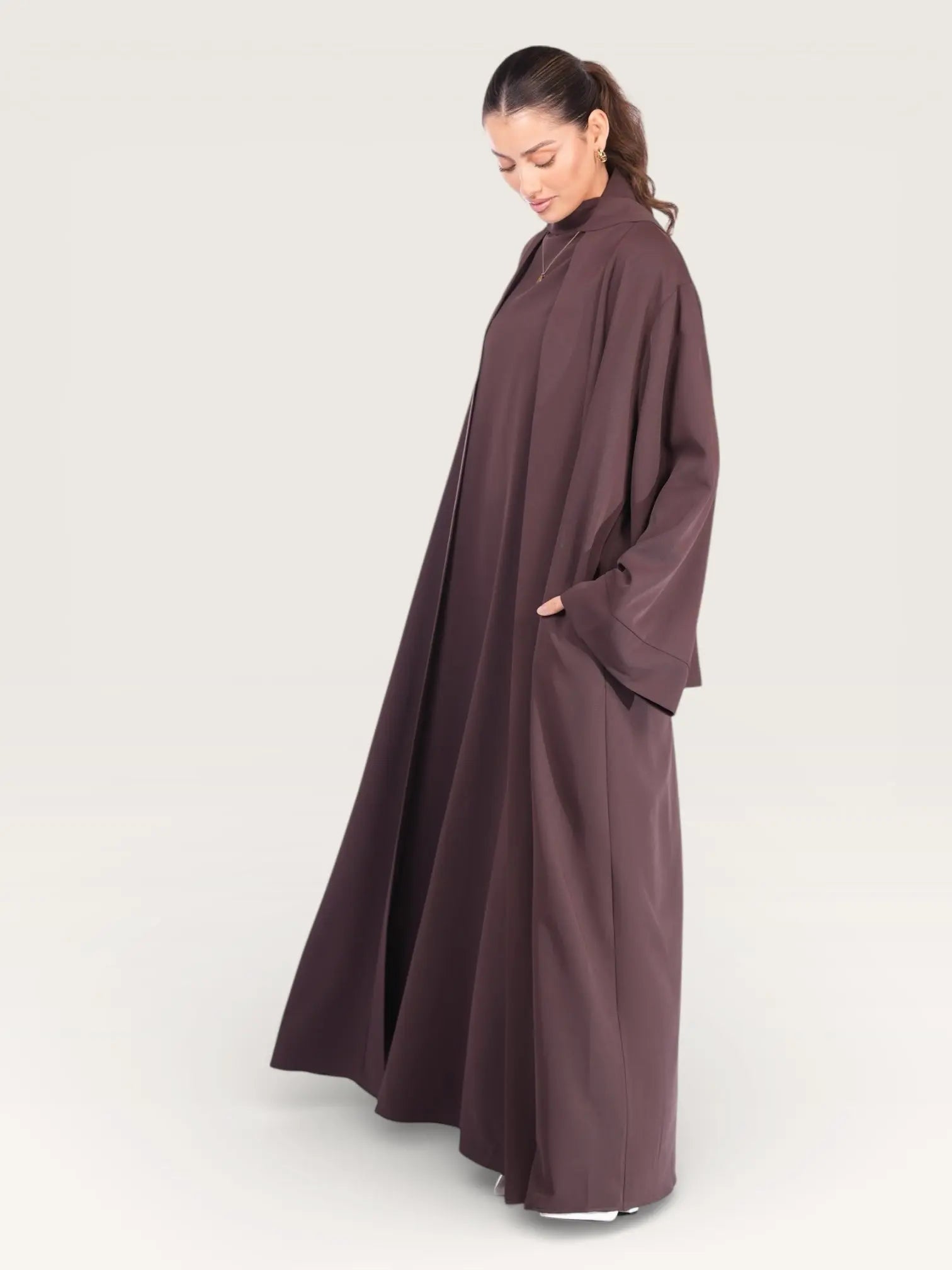 kimono abaya - espresso
