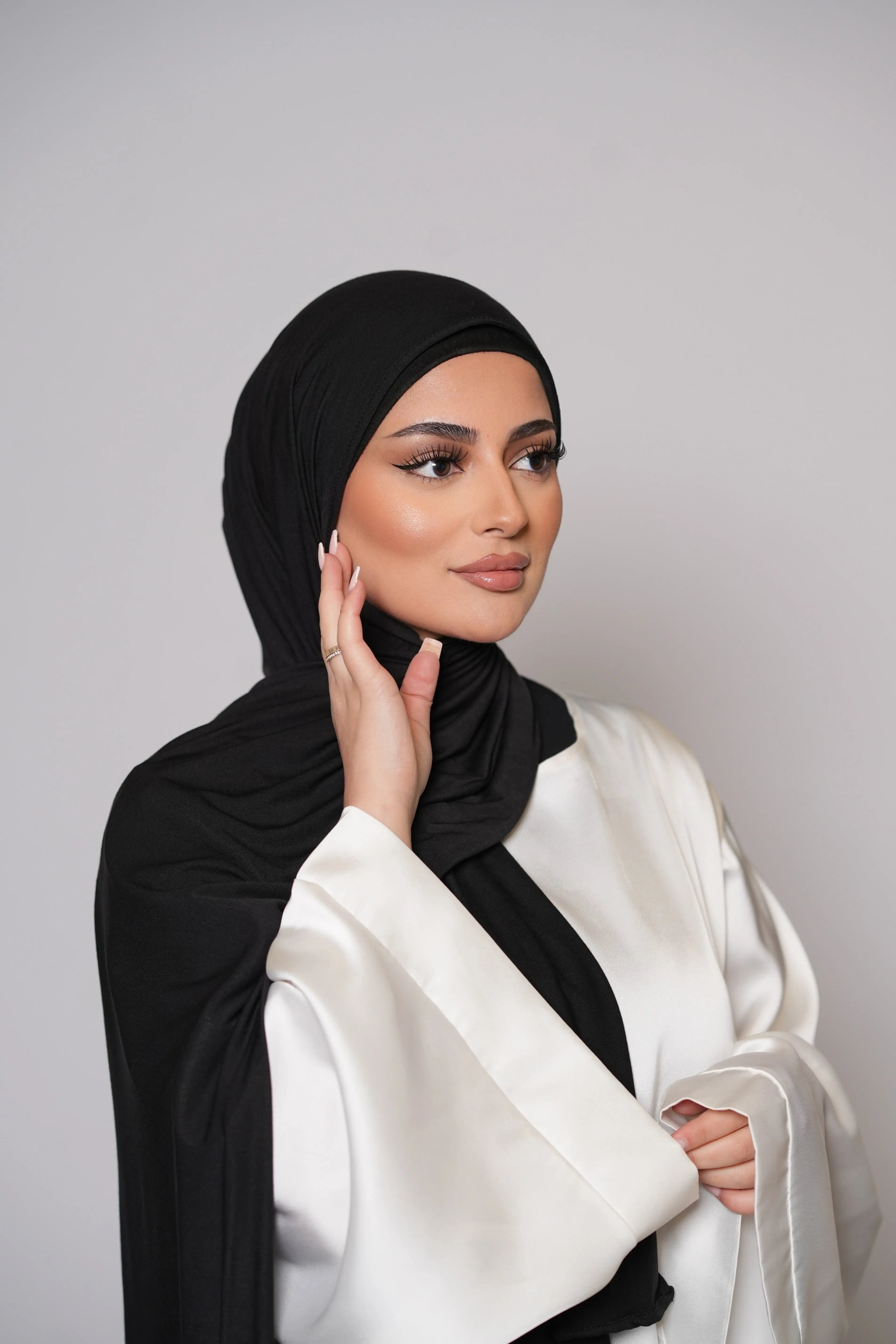 Premium Bamboo Jersey - black Losyana.Shop