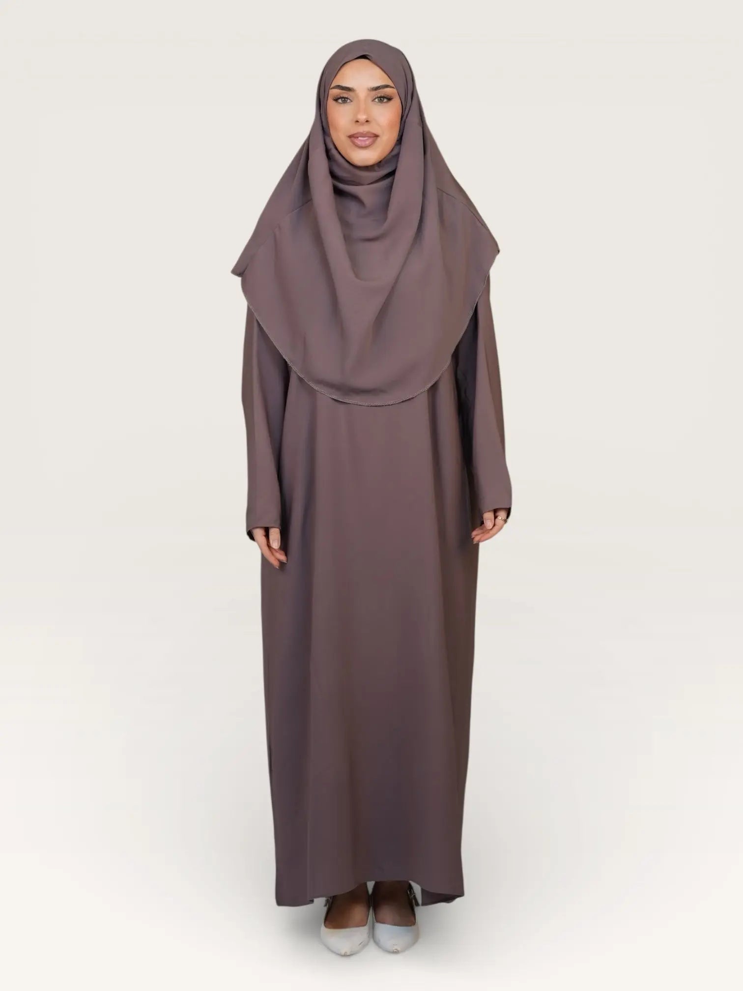 prayer dress medina - mocca