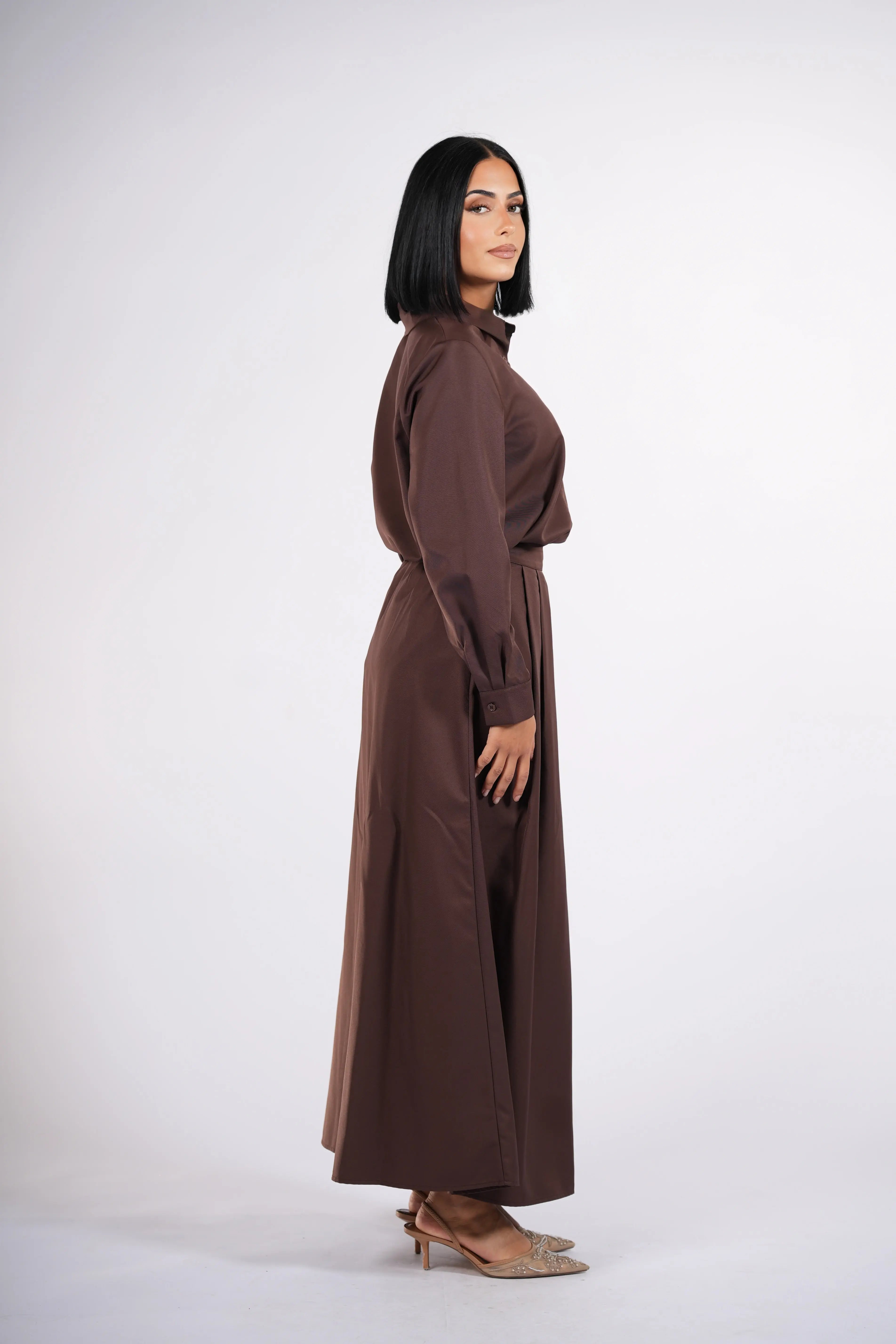timeless blouse - brown Losyana.Shop