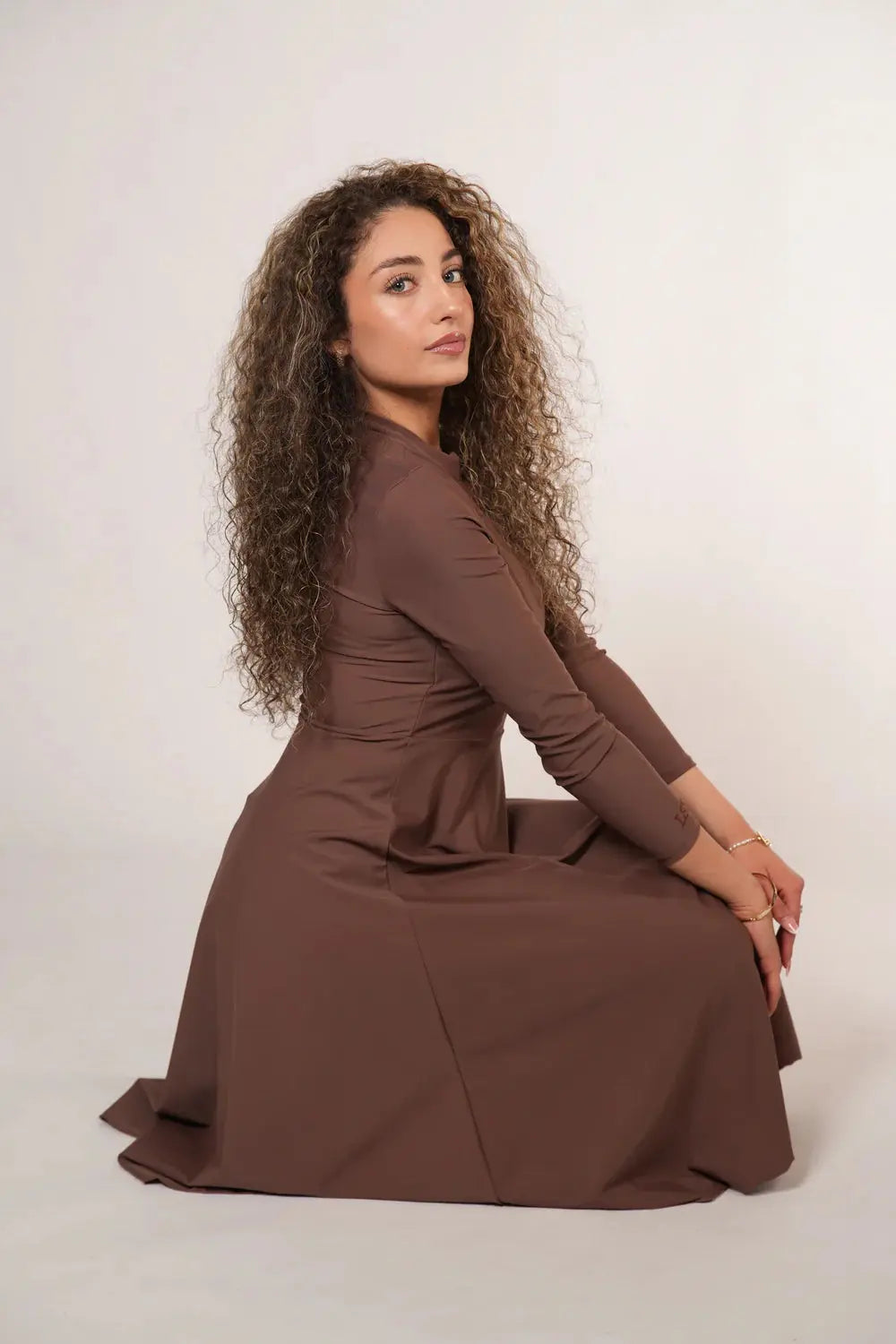 AZZURRA SET - BROWN Losyana.nl