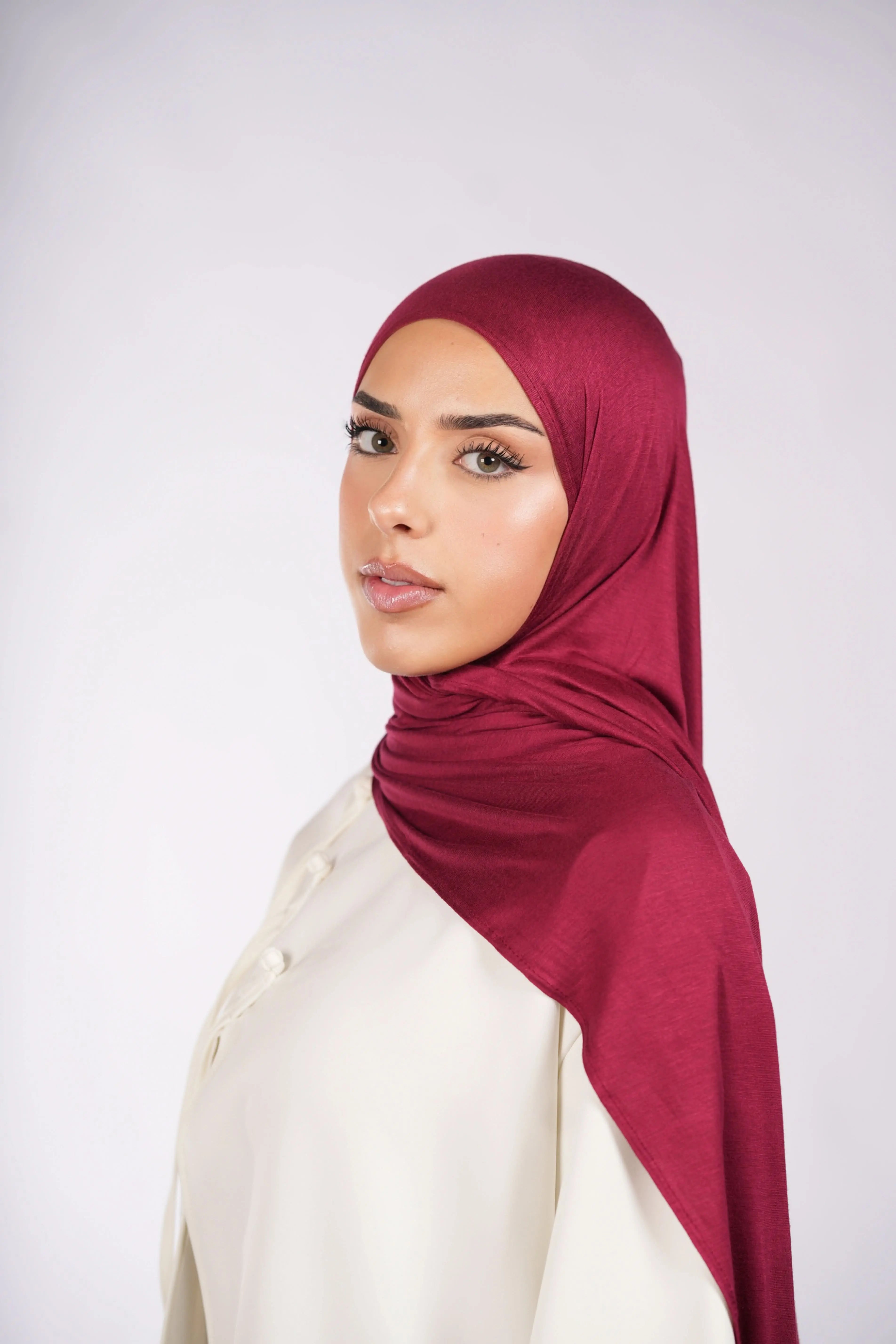 Bamboo Jersey - bordeaux - Losyana.Shop