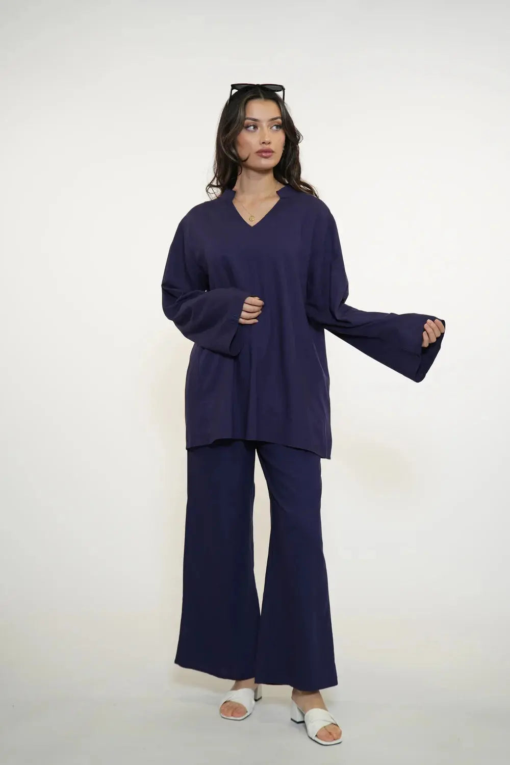 SICILIAN BREEZE SET - NAVY Losyana.nl