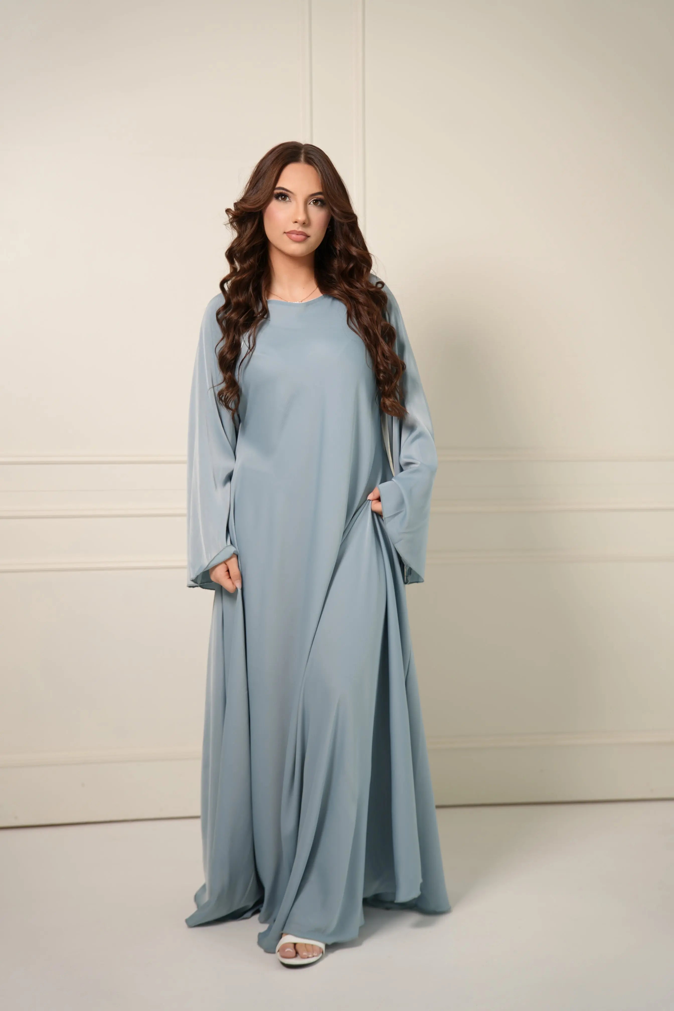 DXB Abaya - Baby Blue Losyana.Shop