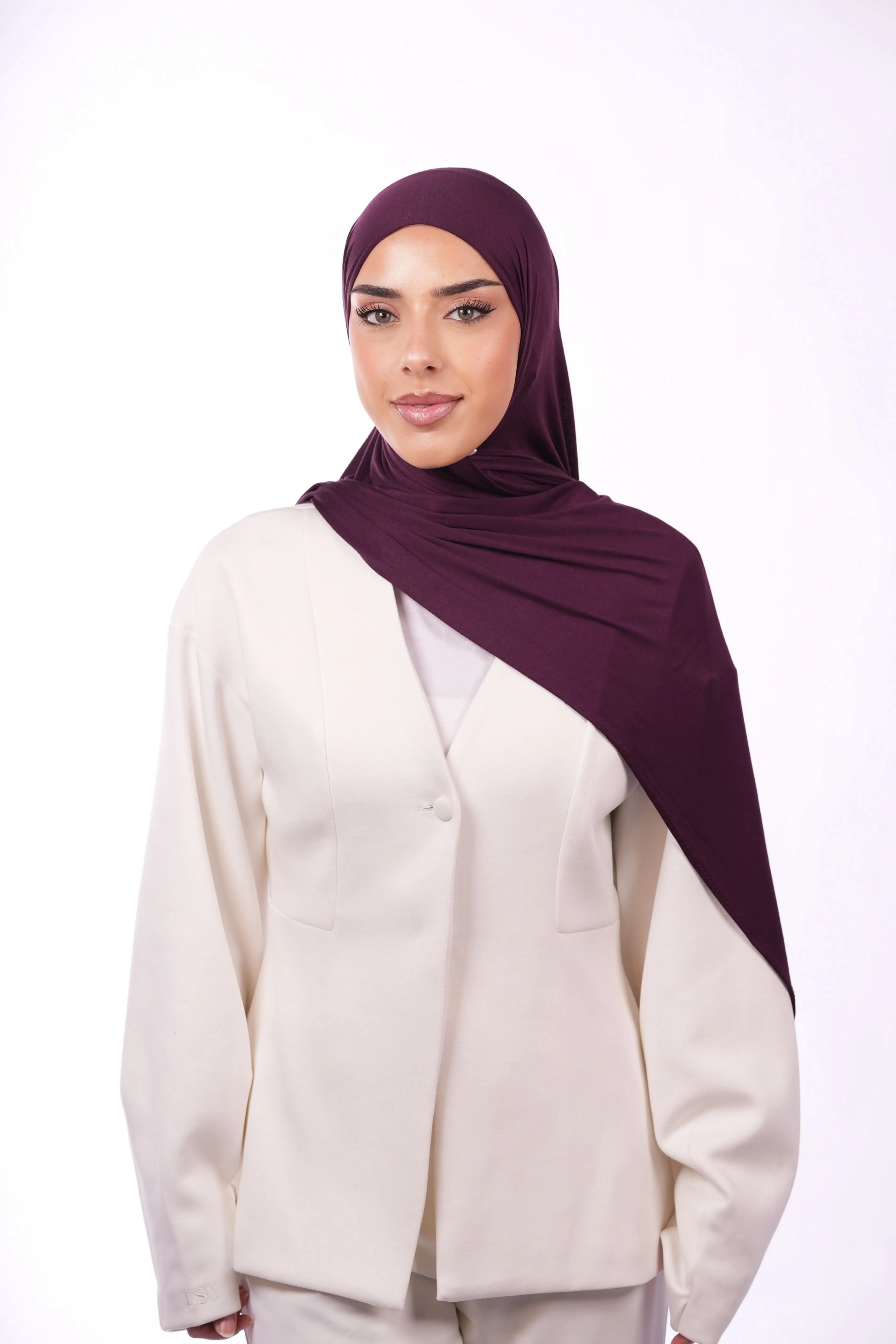 Bamboo Jersey - eggplant - Losyana.Shop