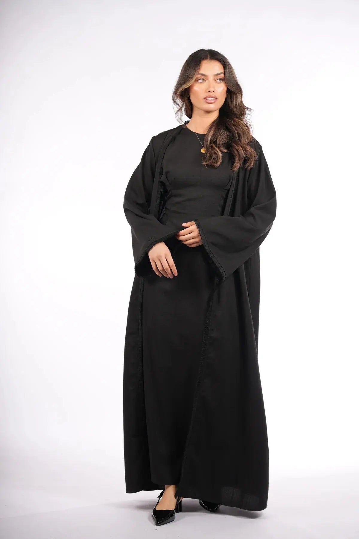 vienna corset & kimono - black Losyana.Shop