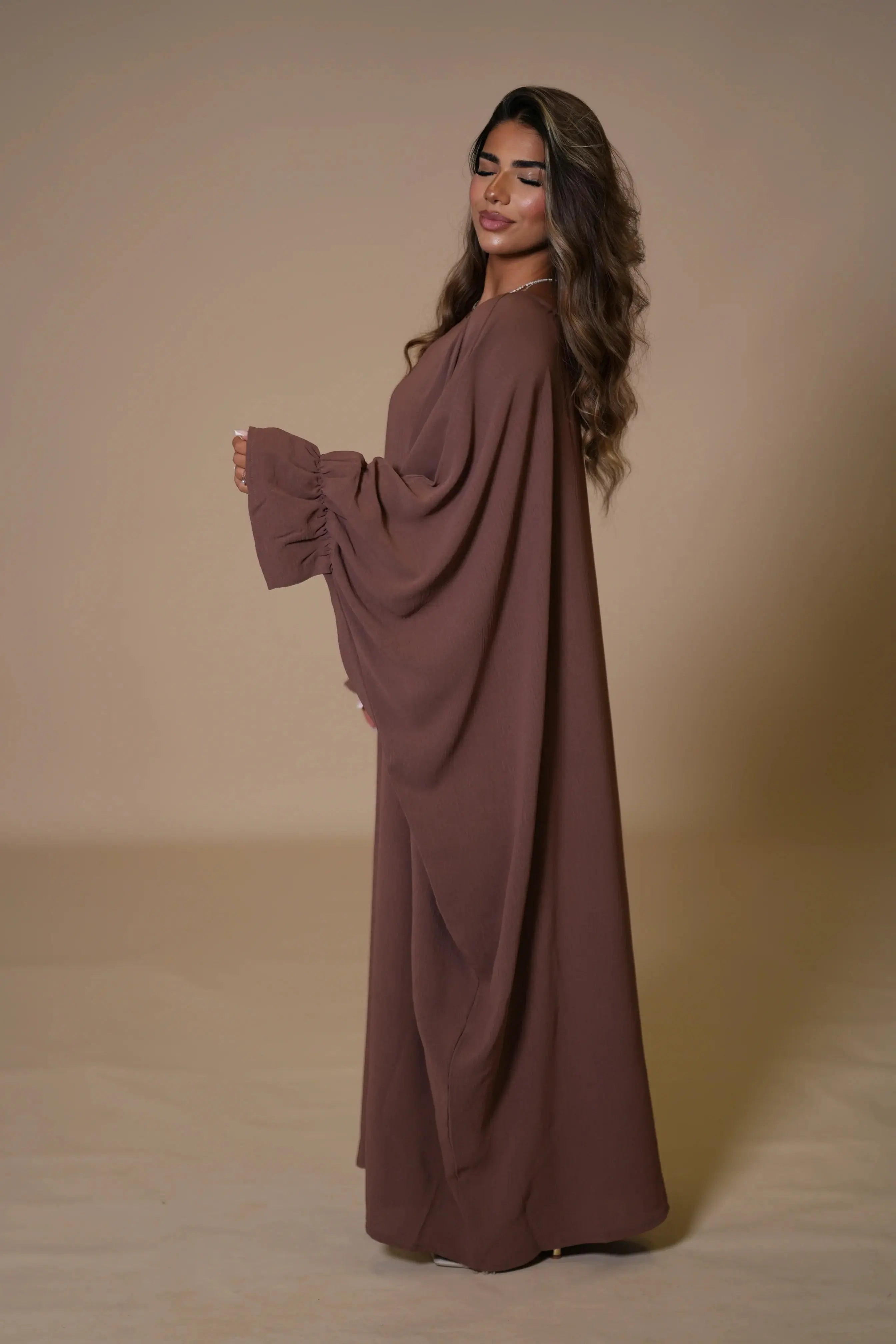 Jazz Abaya - Brown Losyana.Shop