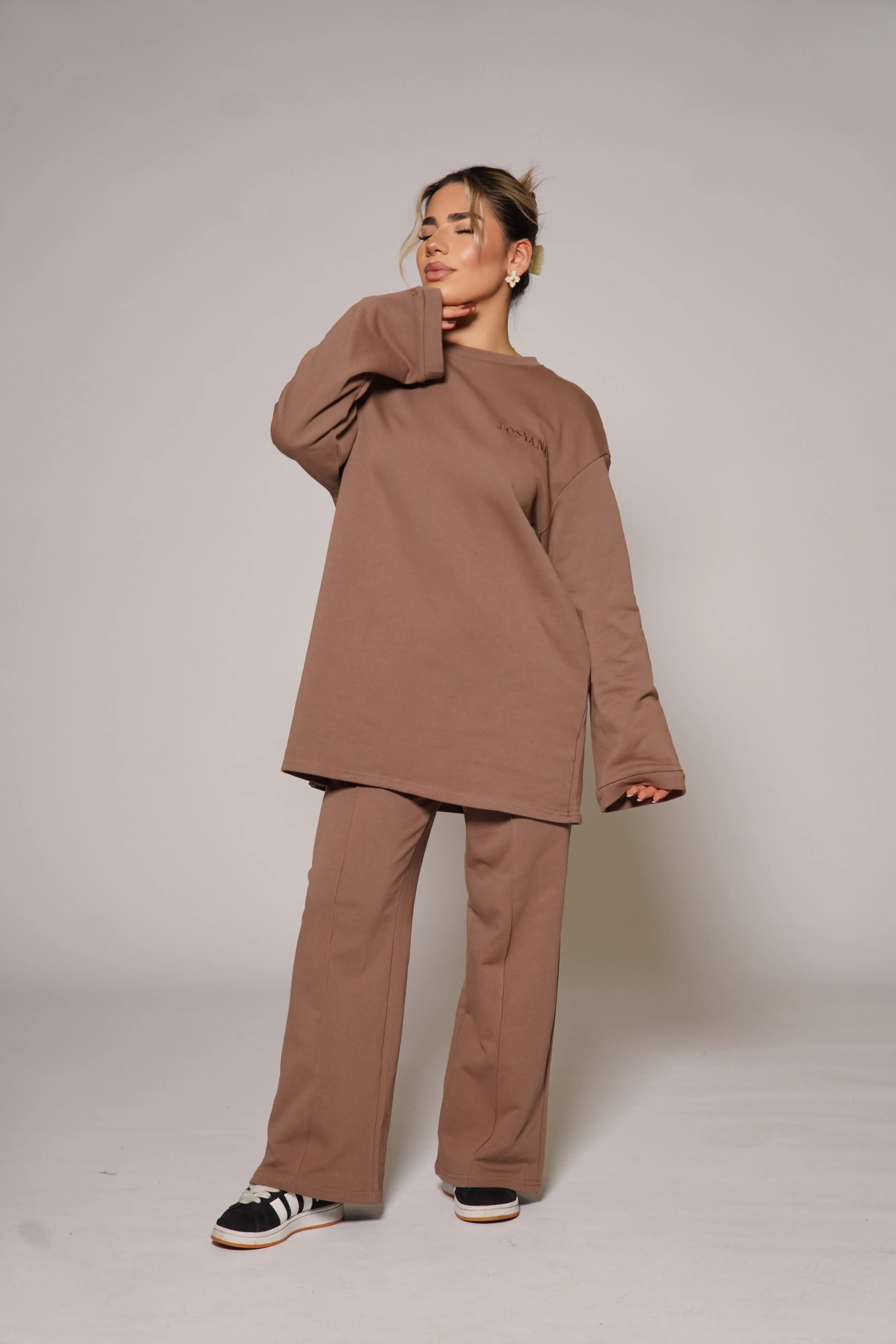 Lounge and Gym set - cappuccino Losyana.Shop