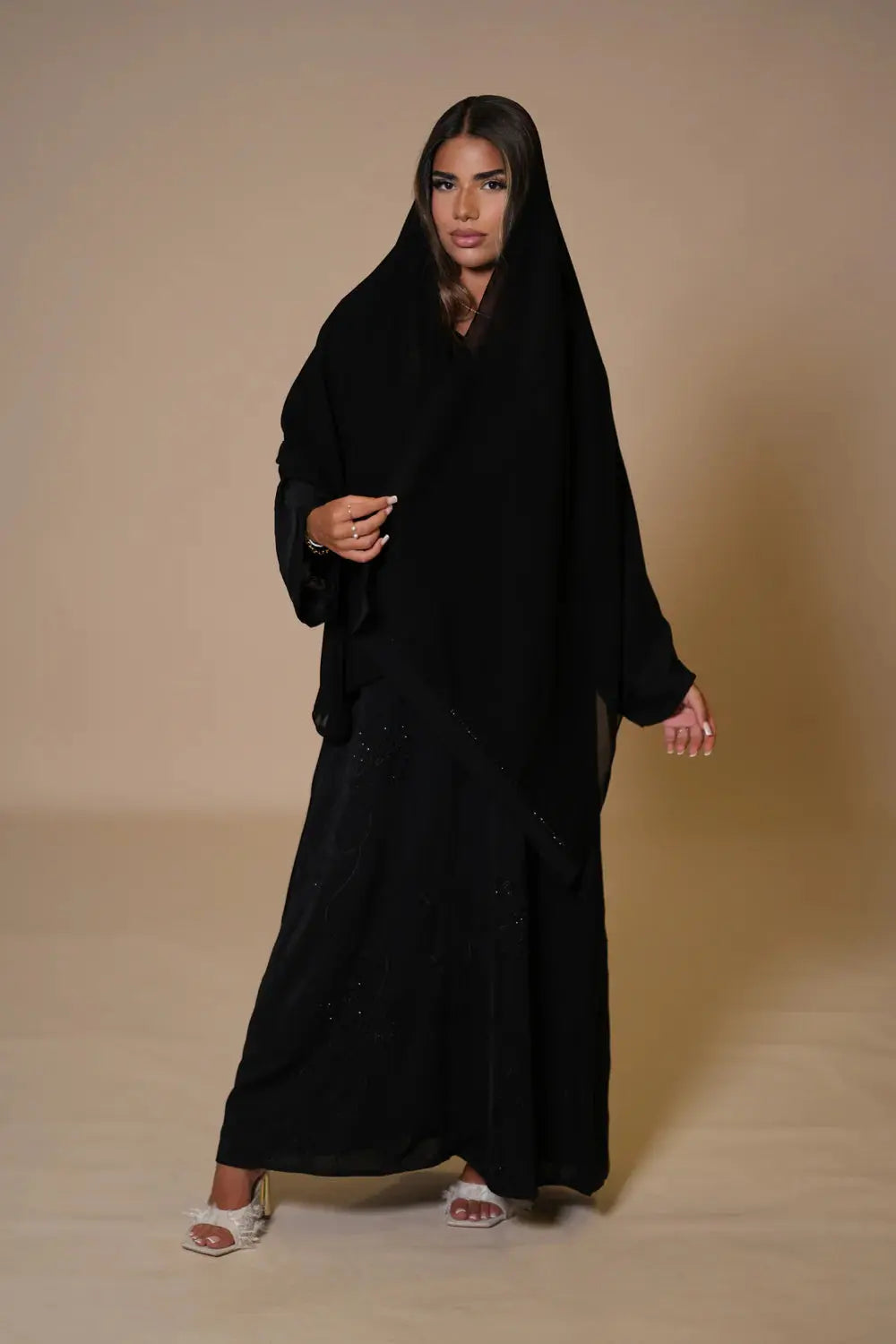 Dubai Abaya - Black Losyana.Shop