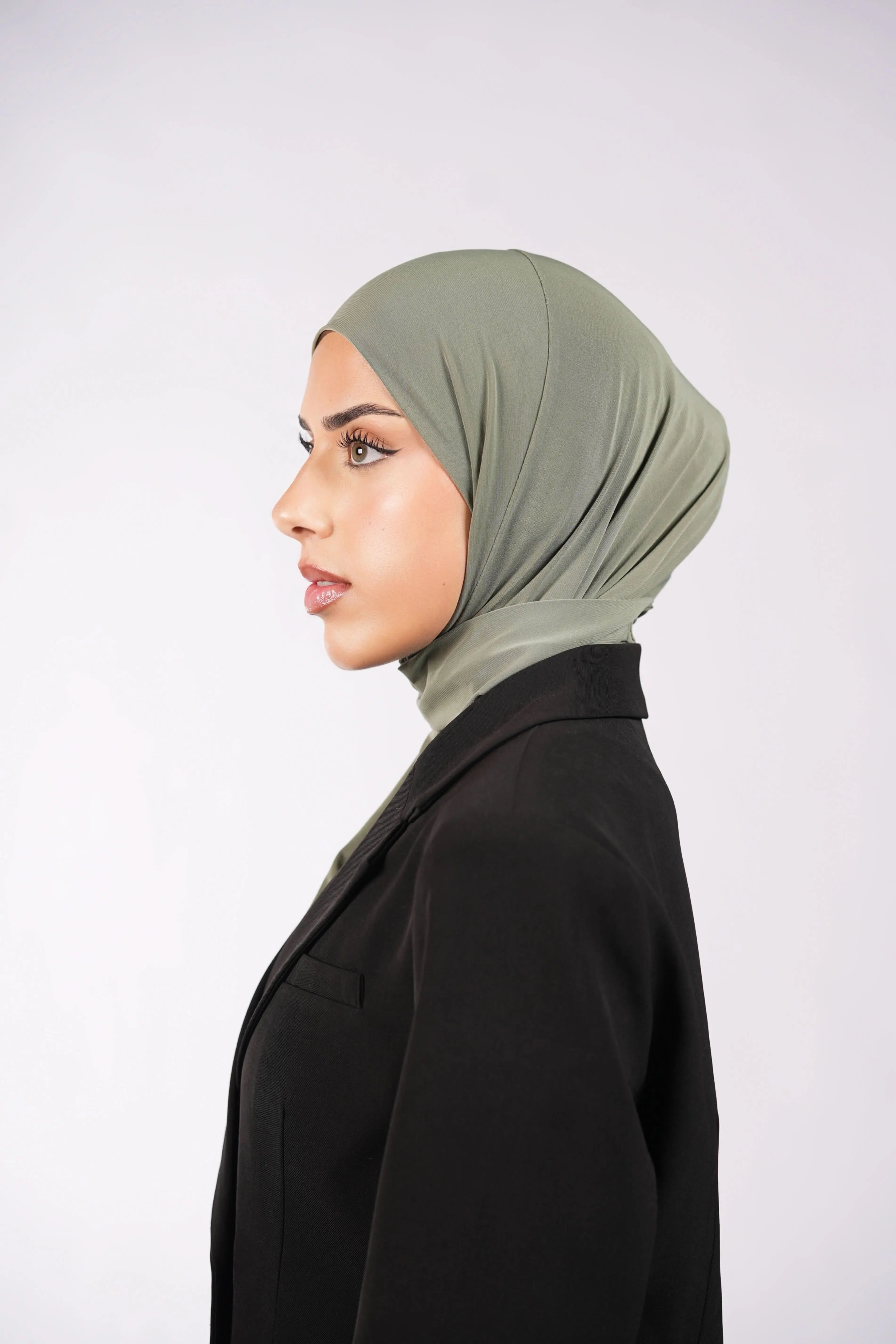 Instant Hijab - olive - Losyana.Shop