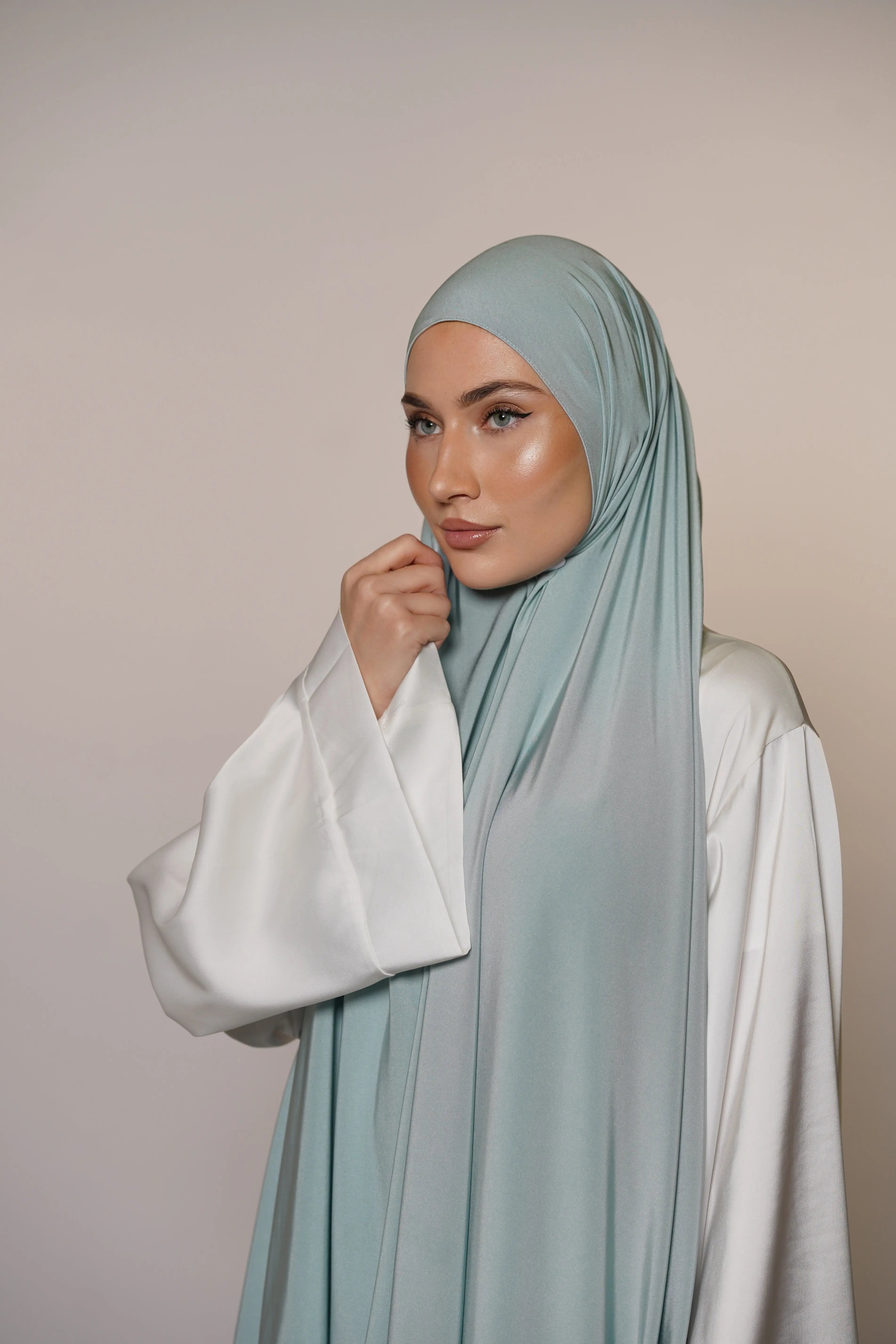 Satin Premium Jersey - mint Losyana.Shop