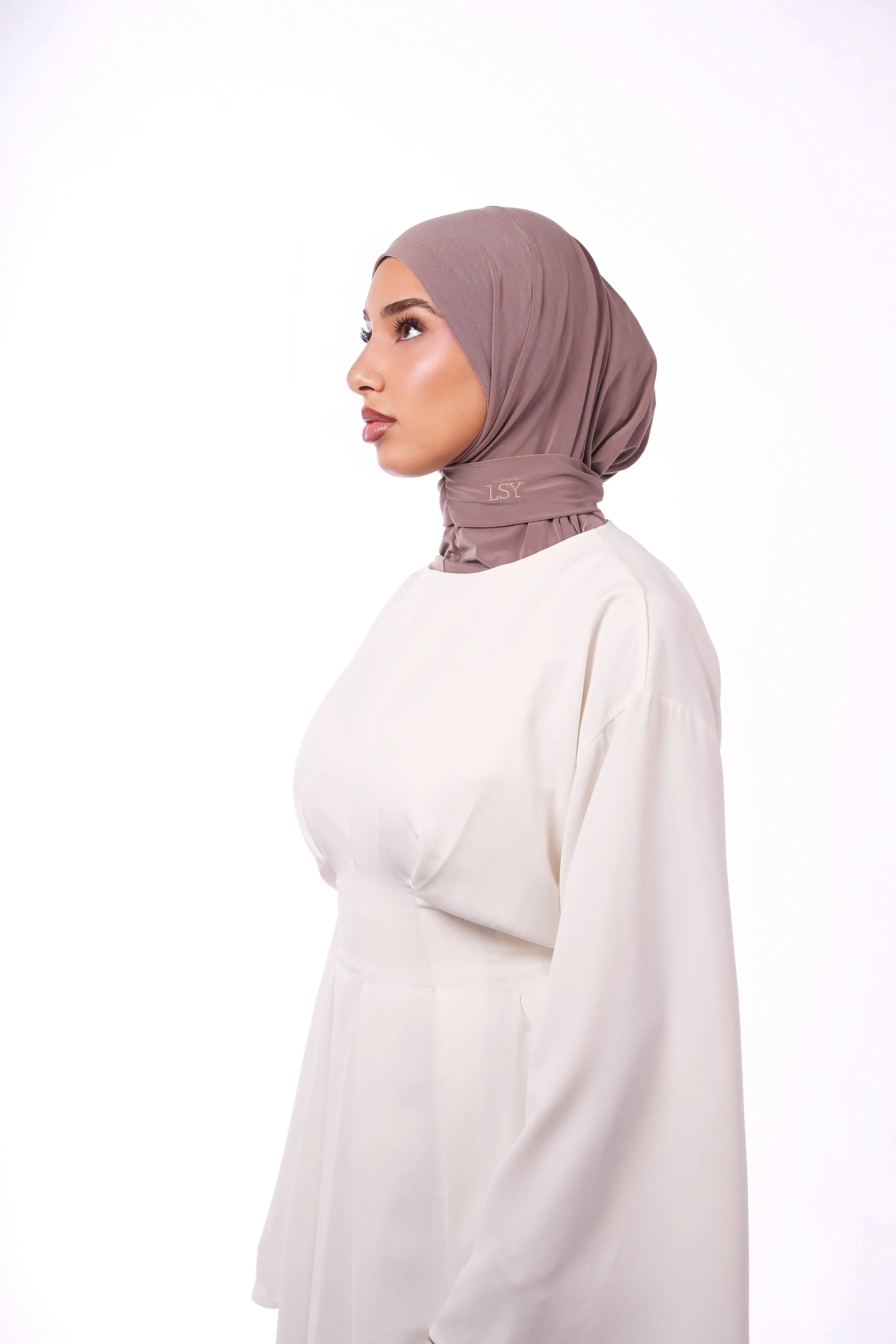 Instant Hijab - taupe - Losyana.Shop