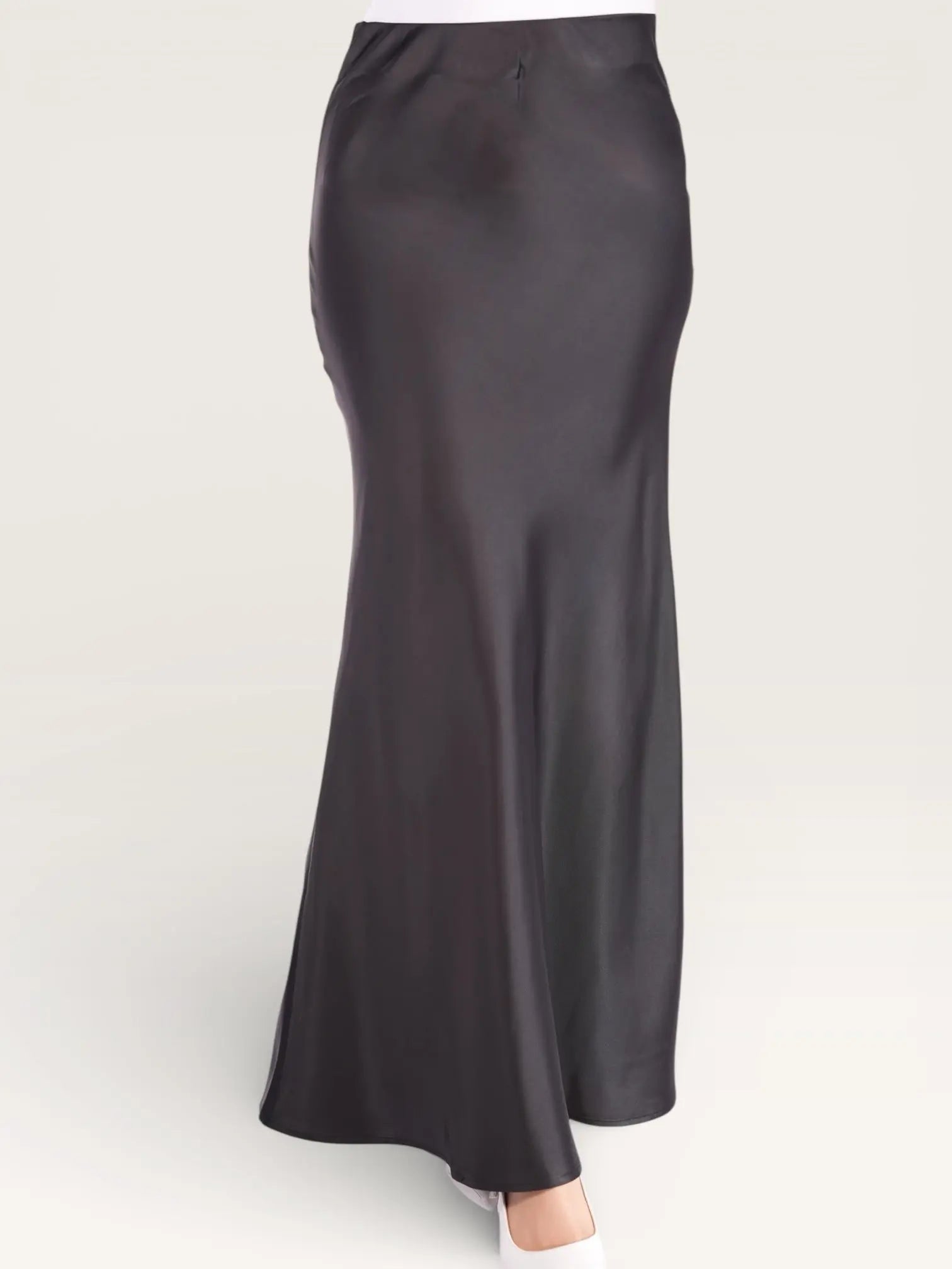 silk muse skirt - black