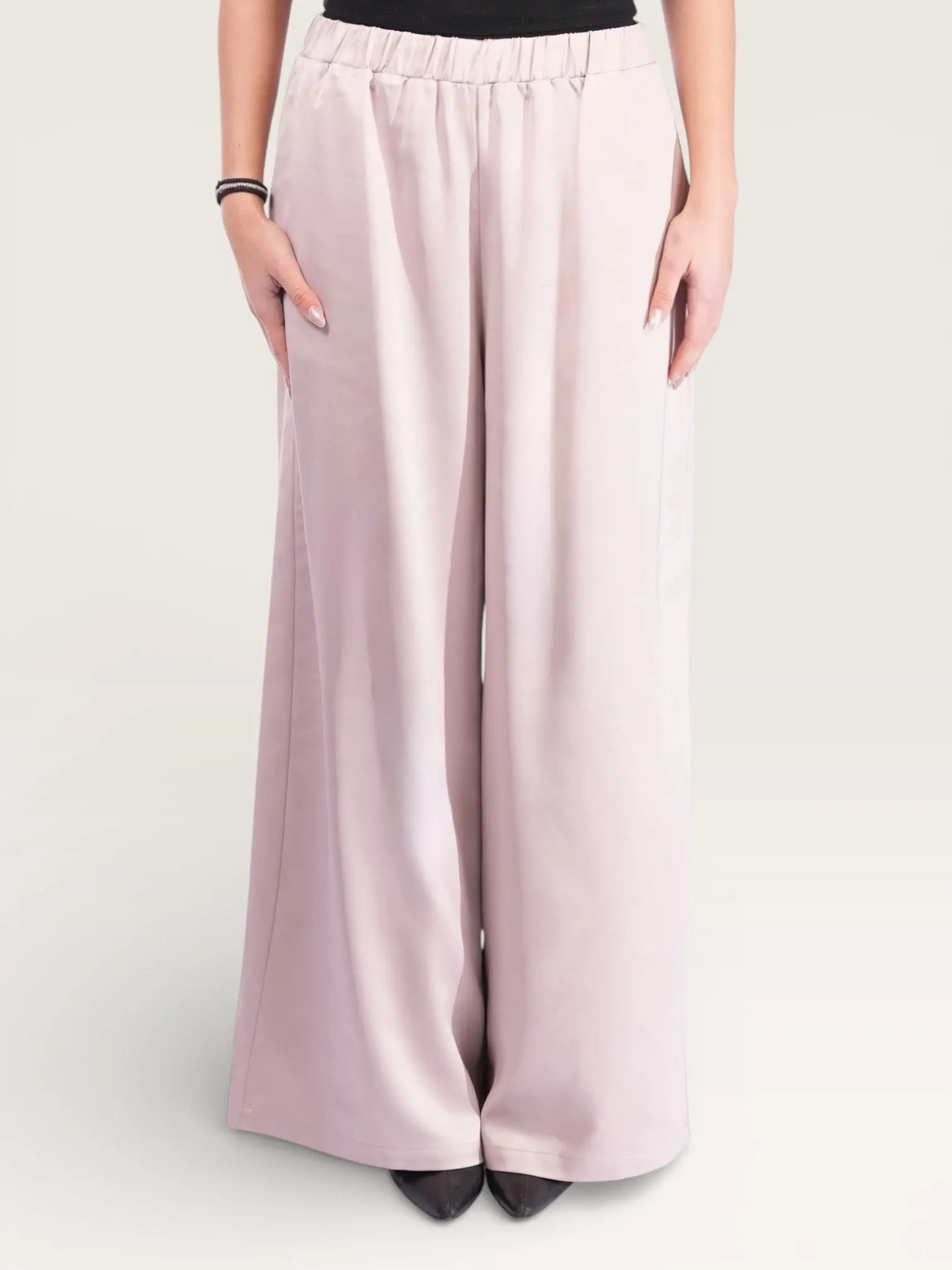 silk muse pants - almond