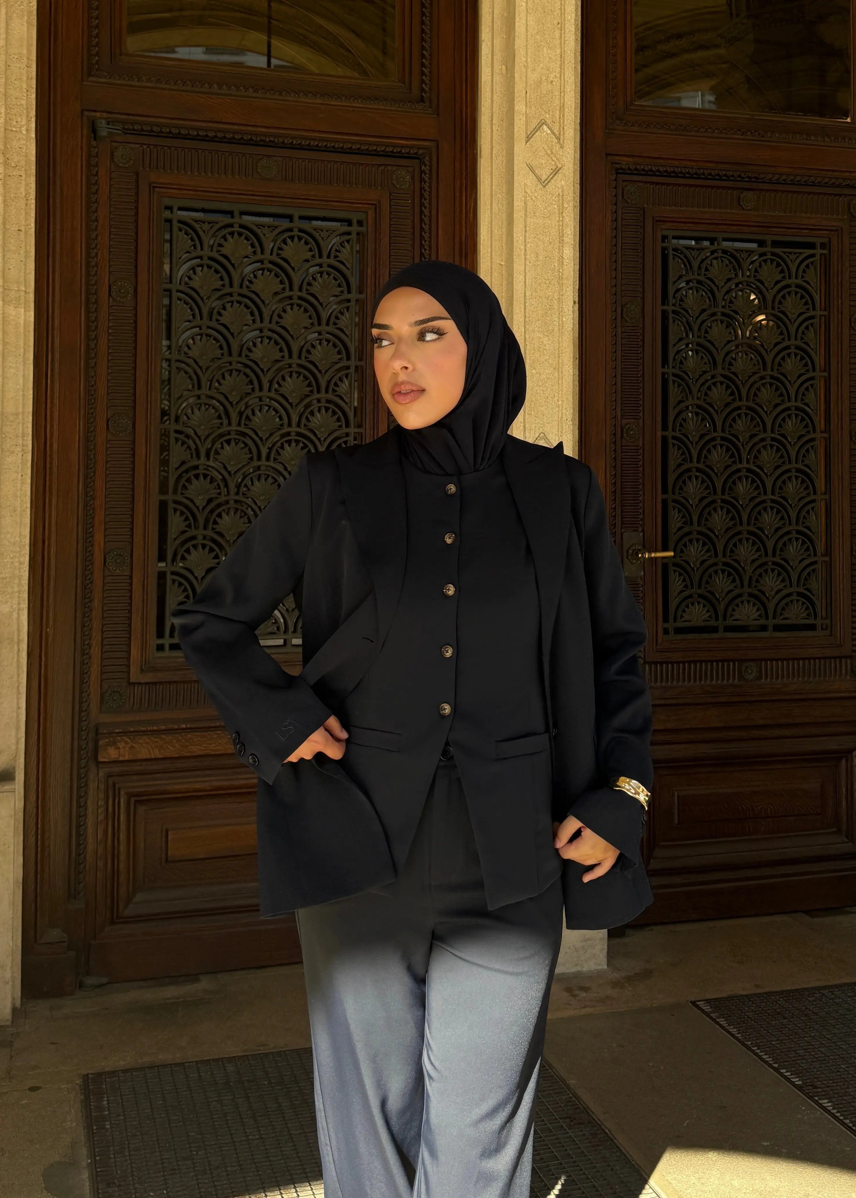 the palais blazer - navy Losyana.Shop