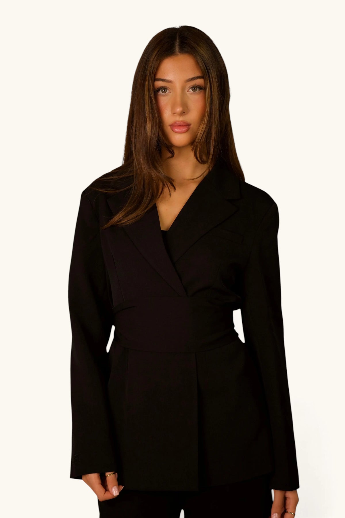 Blazer met ceintuur