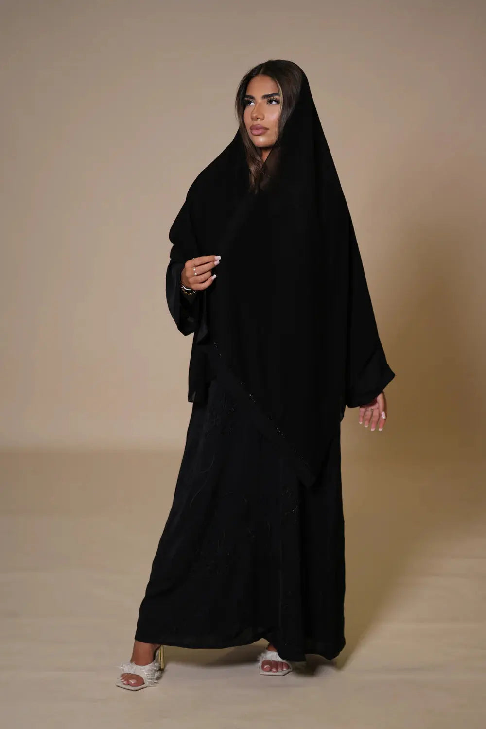Dubai Abaya - Black Losyana.Shop
