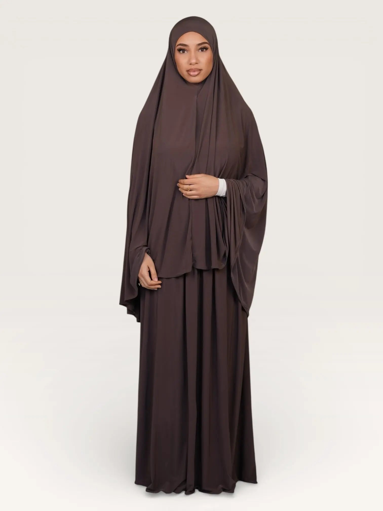 premium khimar set - espresso