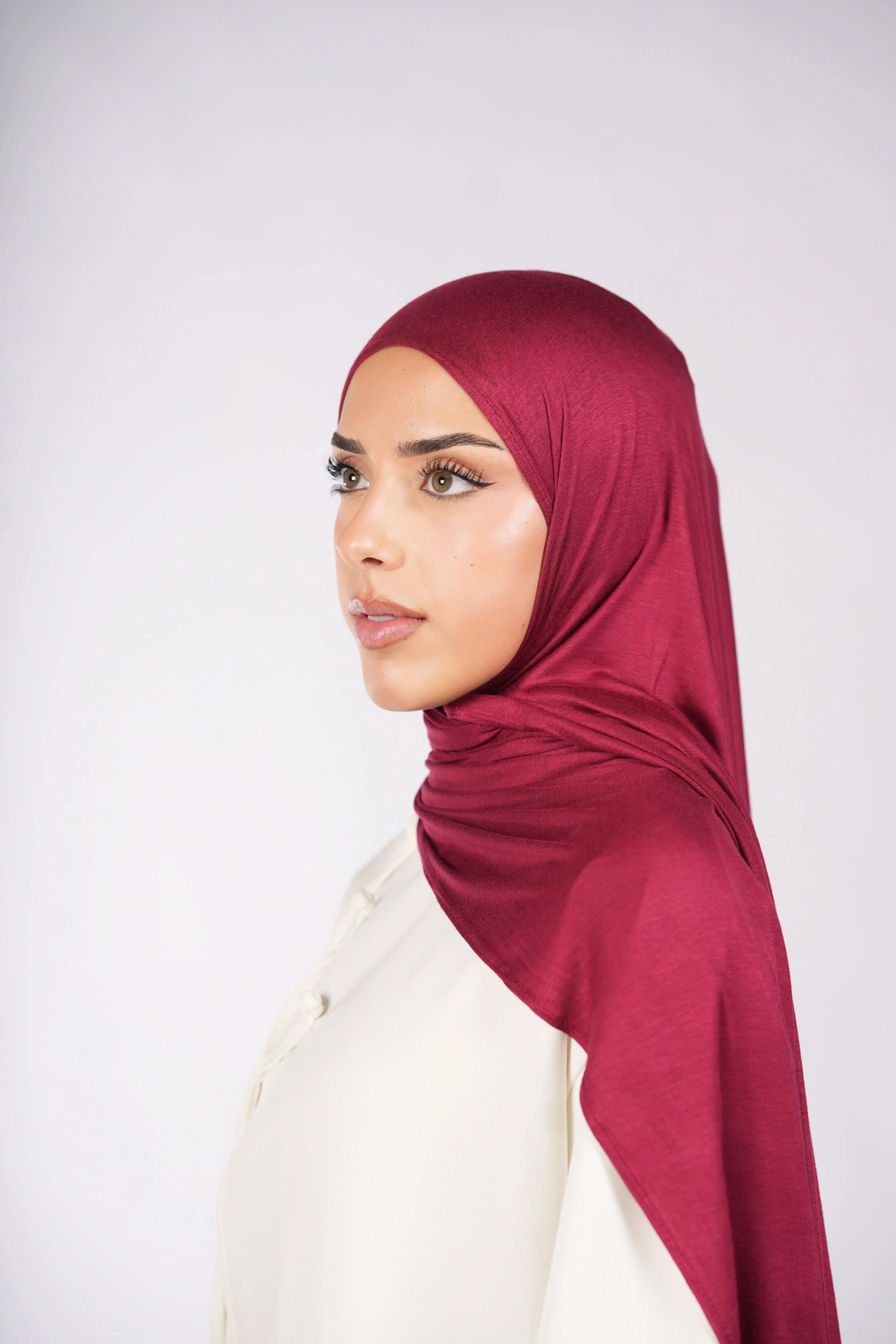 Bamboo Jersey - bordeaux - Losyana.Shop