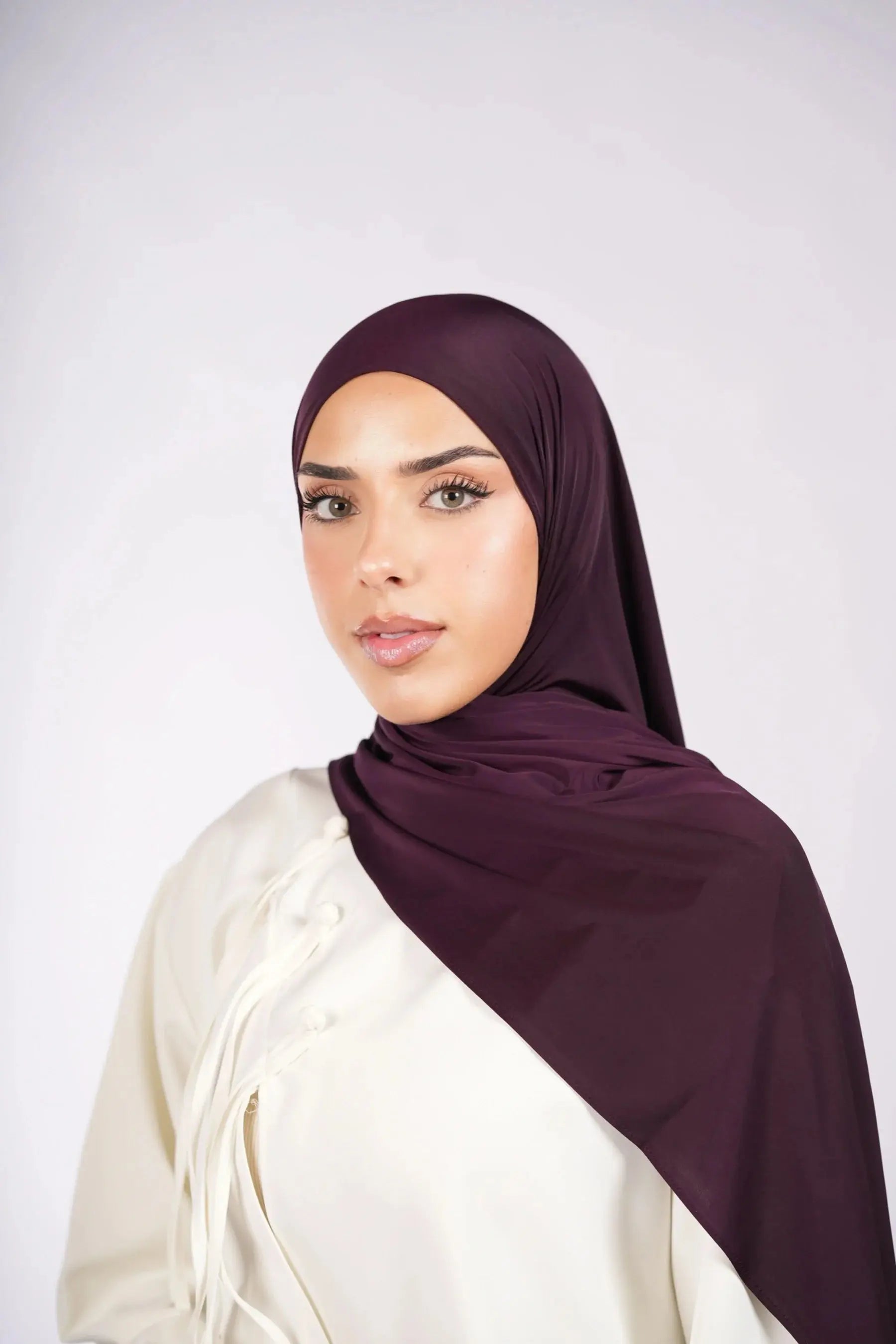 Liquid Jersey - Burgundy Losyana.Shop