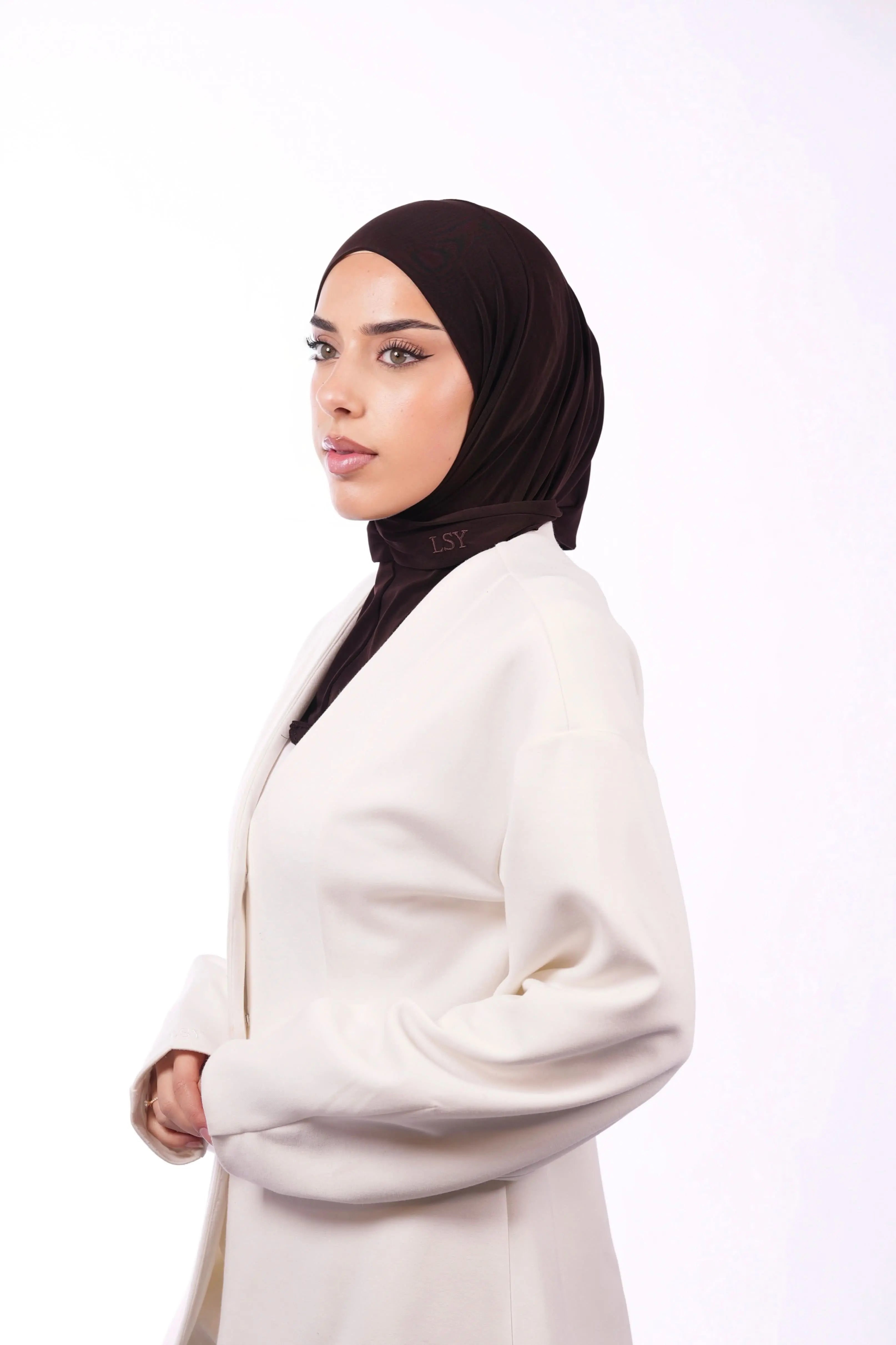 Instant Hijab - espresso - Losyana.Shop