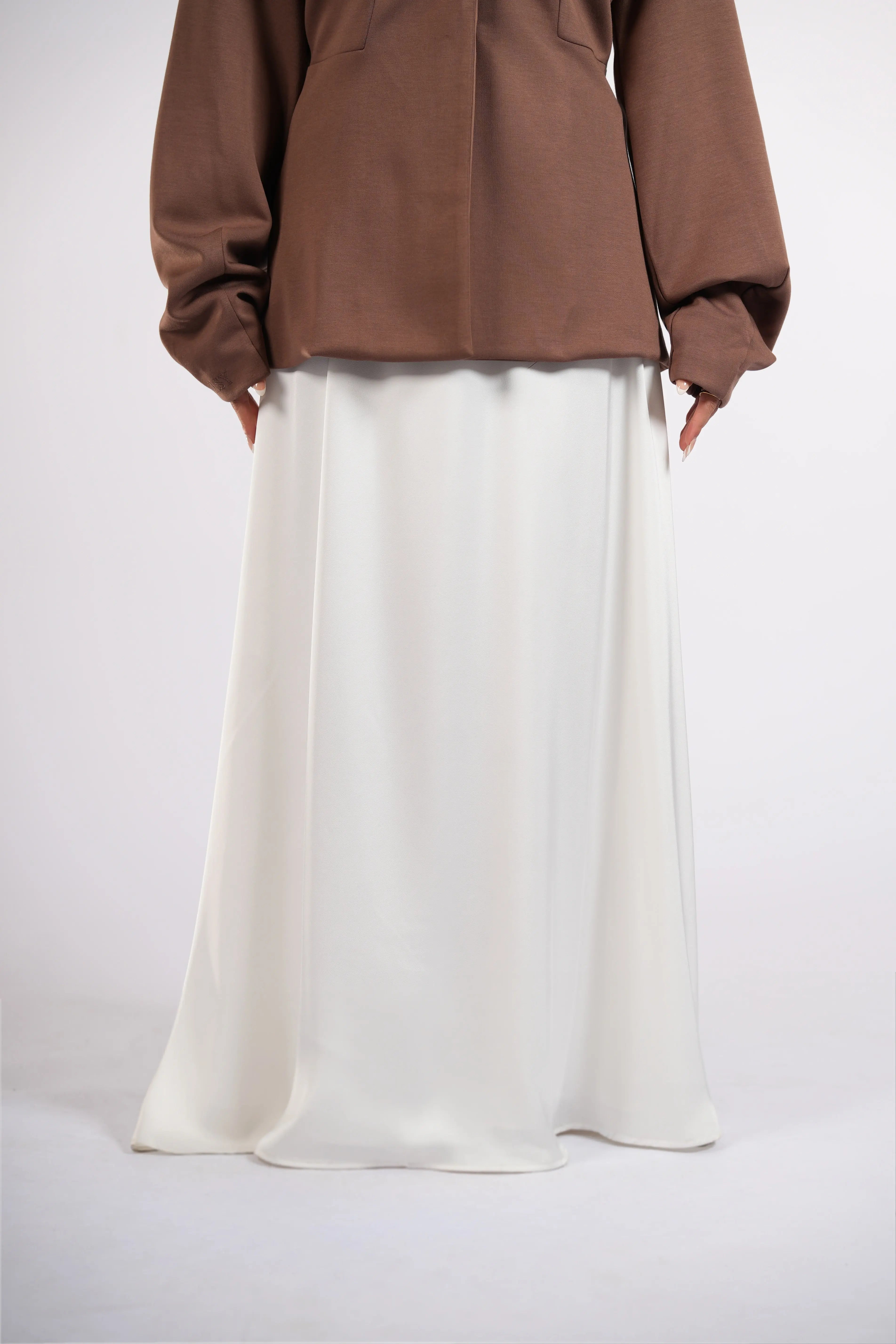 satin poésie - white Losyana.Shop