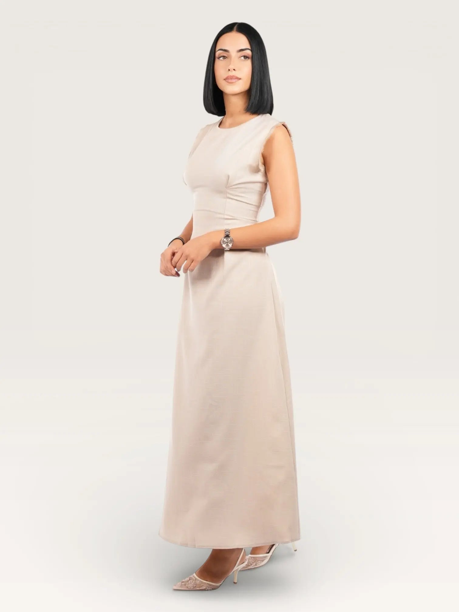 Corset et kimono viennois - beige