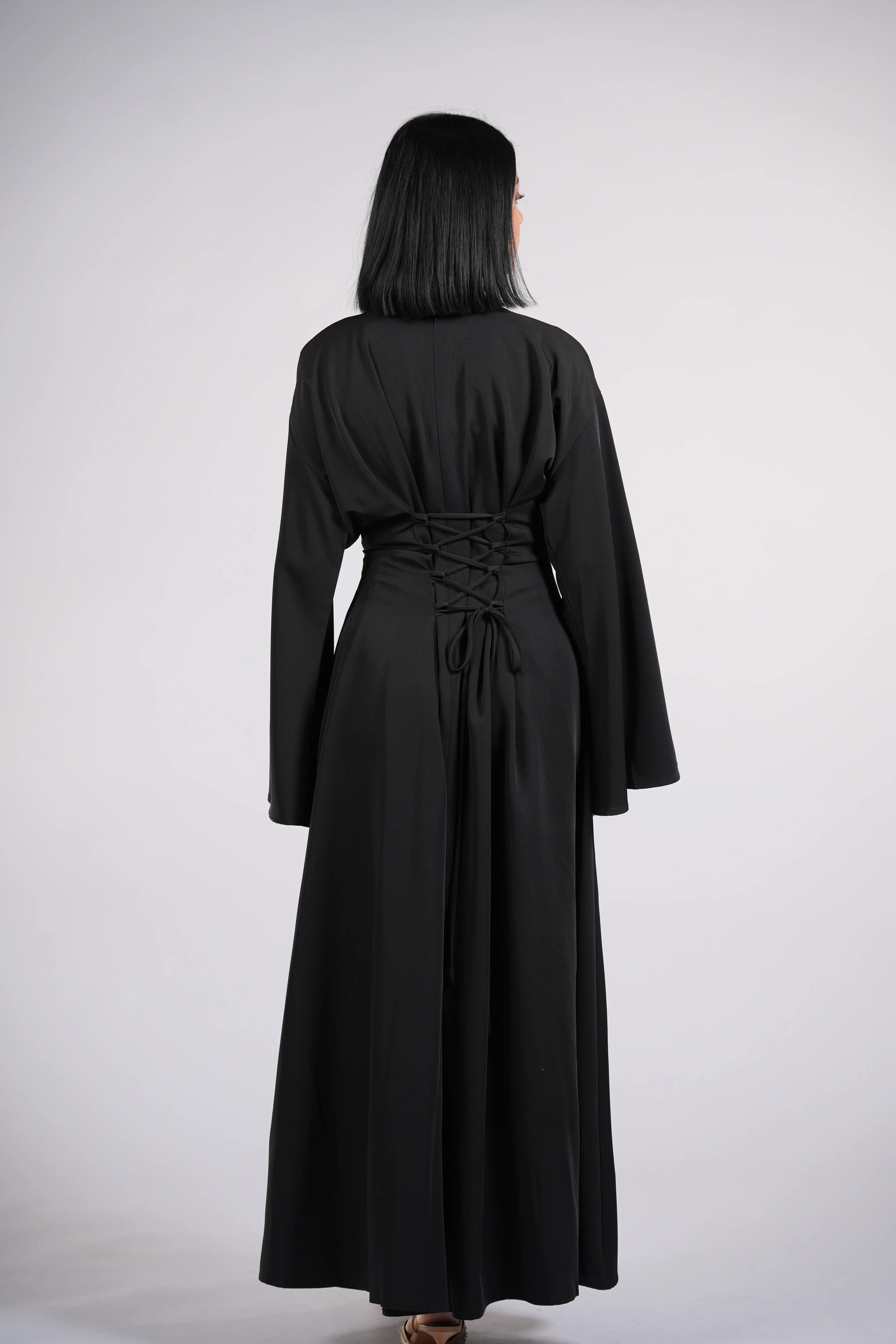 the corset dress - black Losyana.Shop