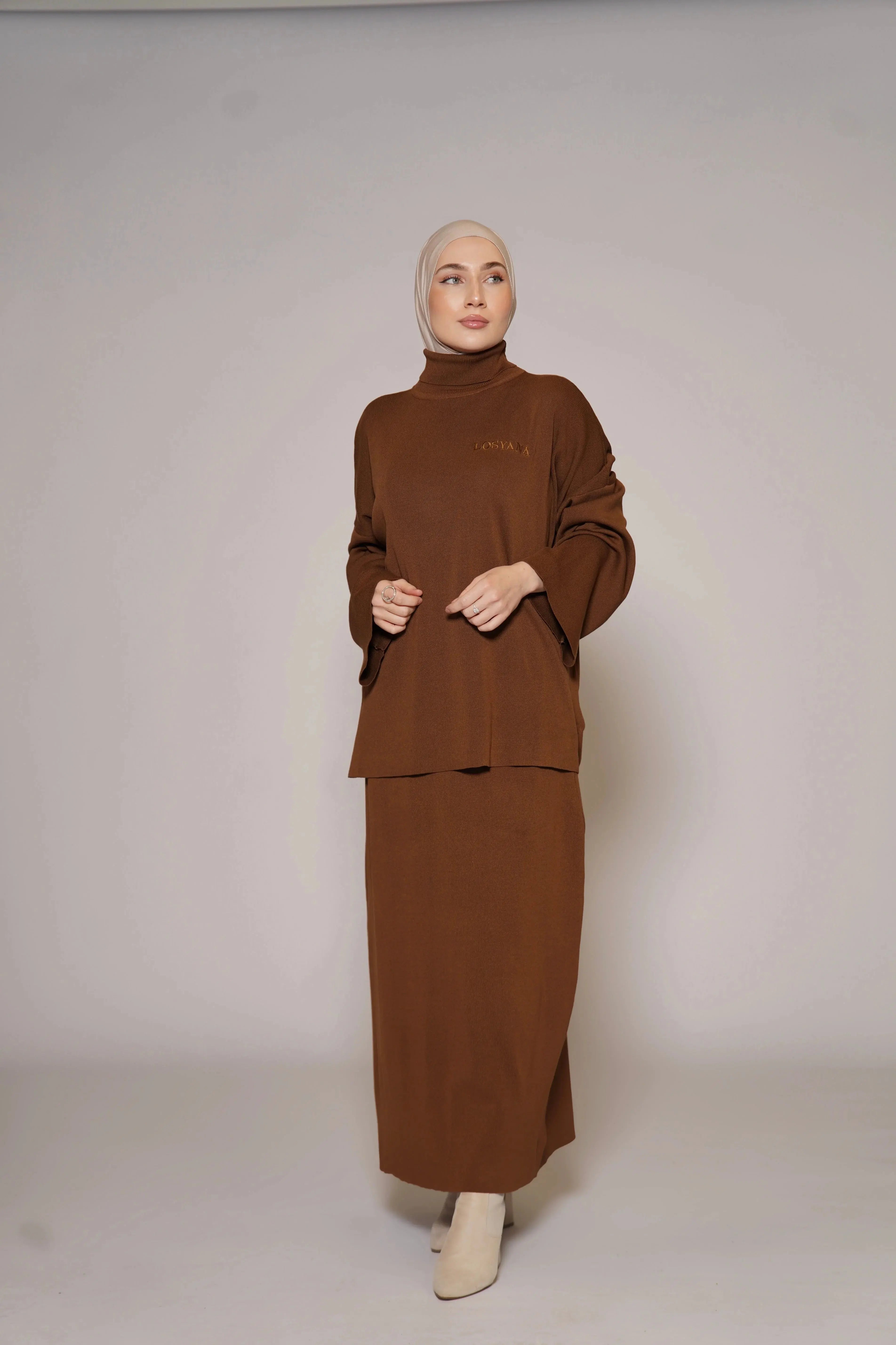 Luxury Cotton Set - coffee Losyana