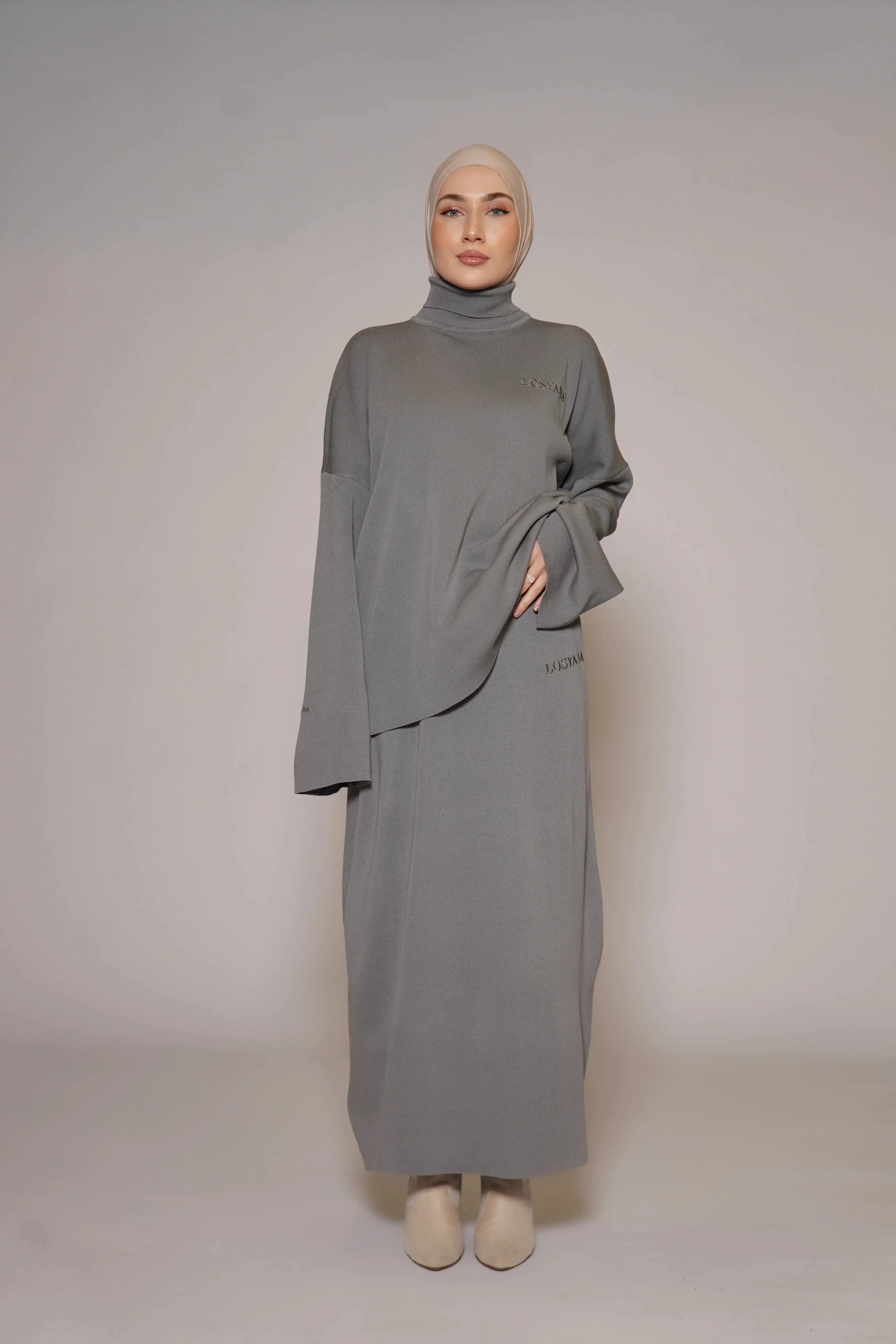 Luxury Cotton Set - Grey Losyana
