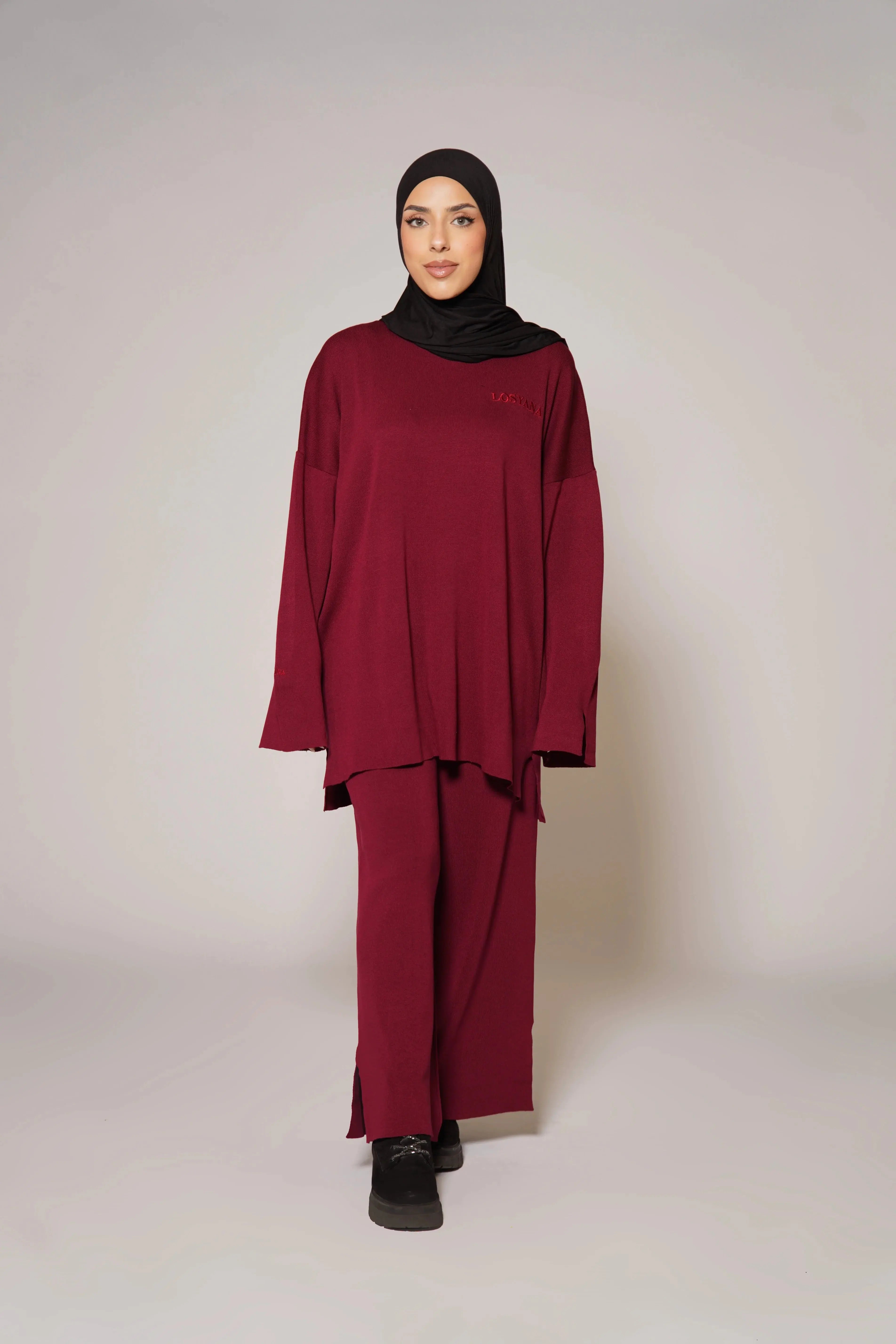 Signature Cotton Set - Bordeaux Losyana