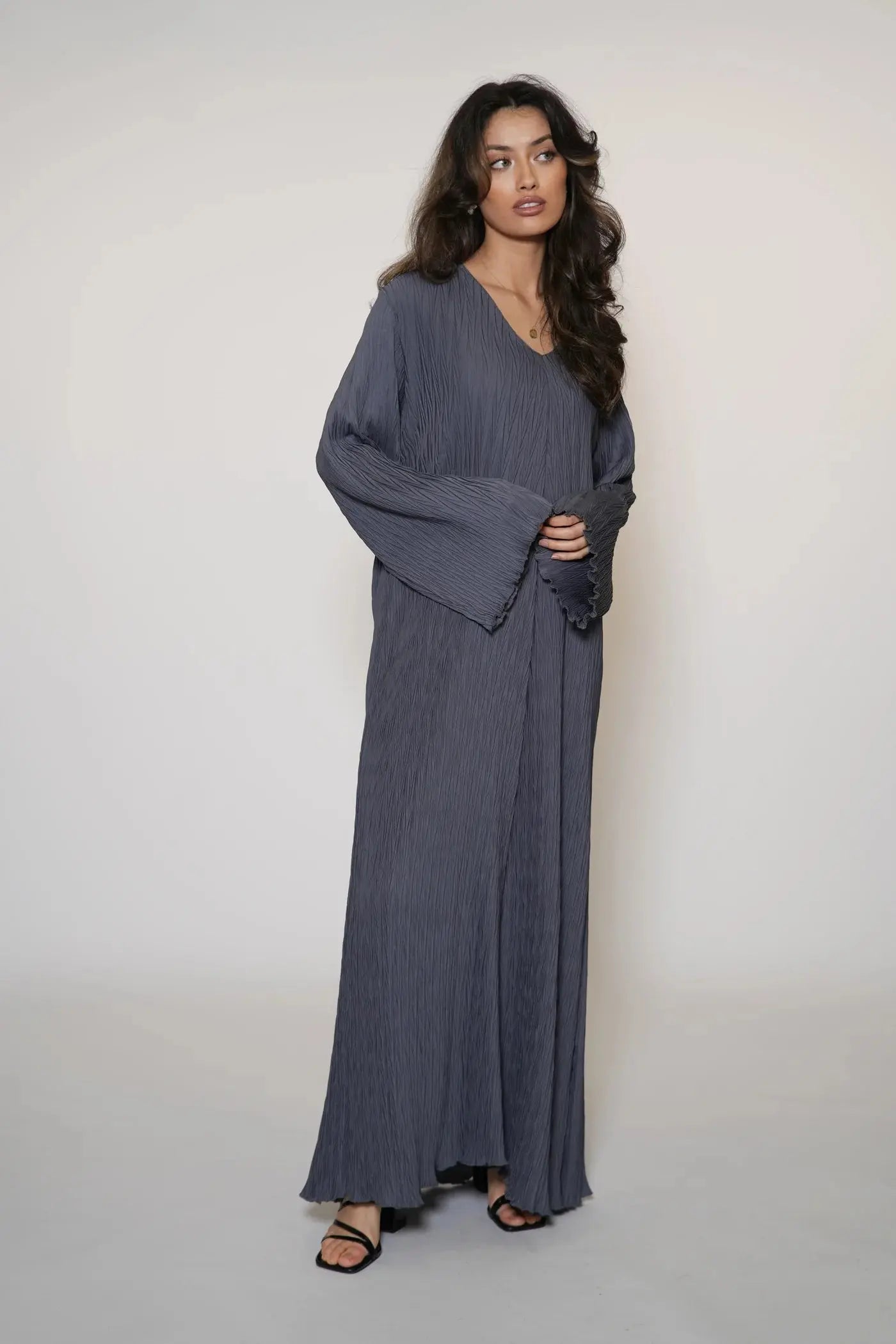 Summer dress - dark grey Losyana.Shop